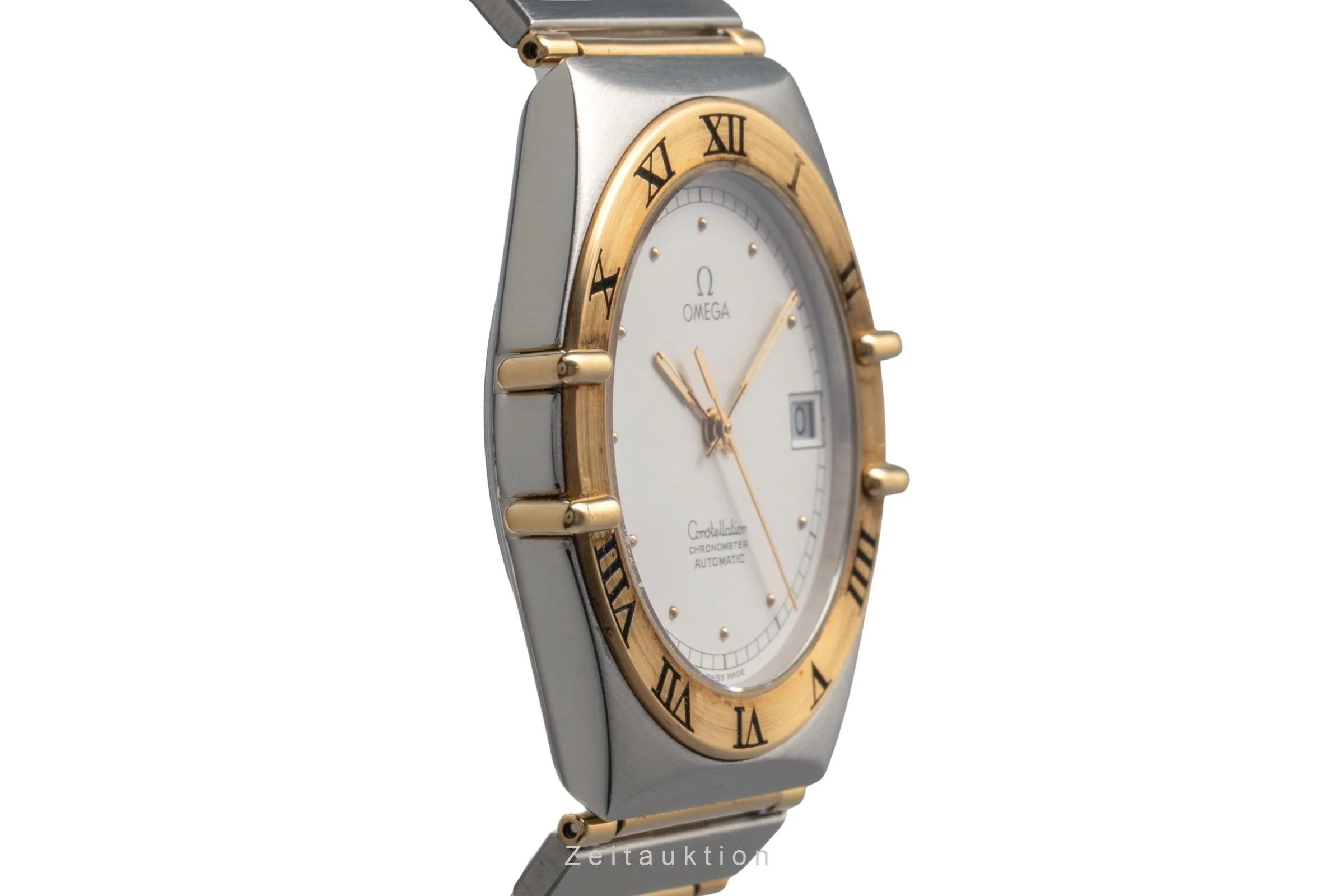Omega Constellation steel / gold automatic men's watch 368.1075  [2502436] - Image 8
