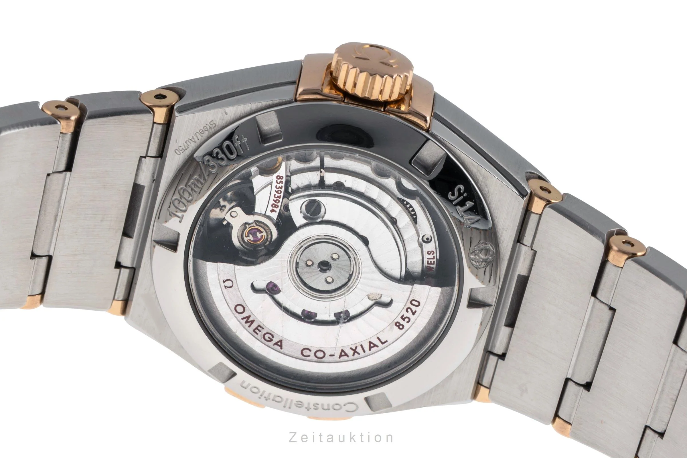 Omega Constellation steel / gold automatic women's watch 123.25.27.20.55.004  [2502219] - Image 11