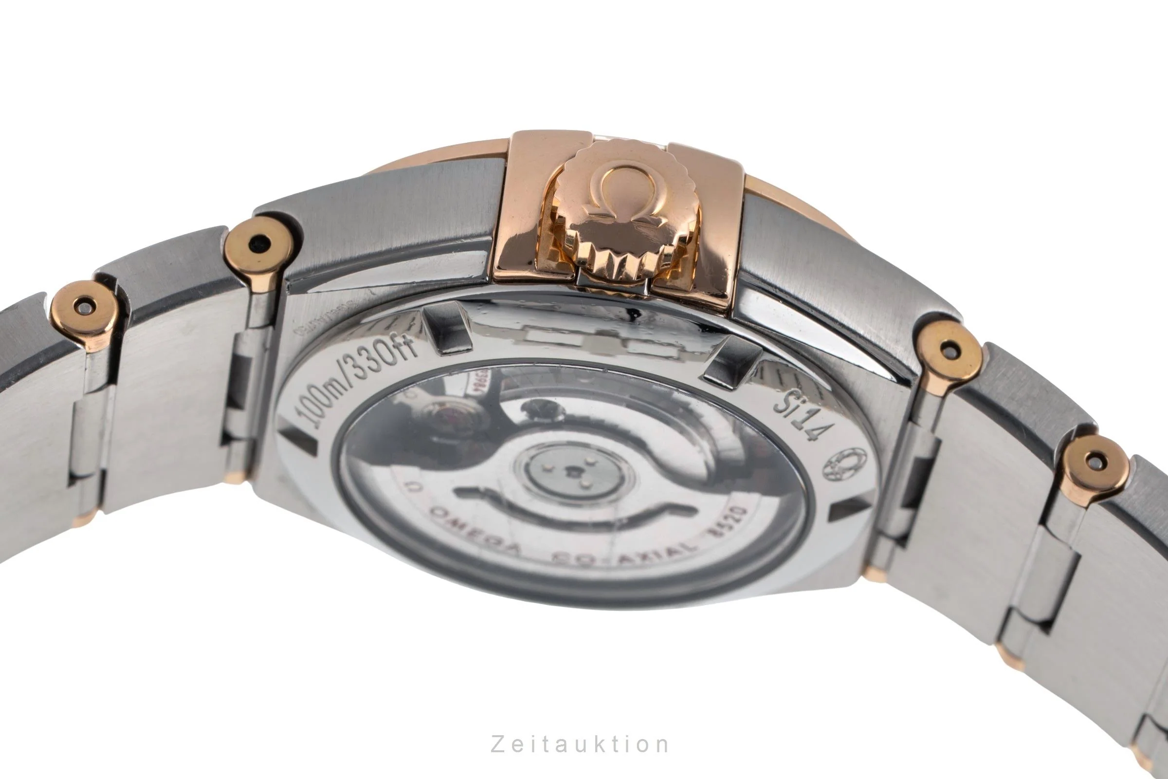 Omega Constellation steel / gold automatic women's watch 123.25.27.20.55.004  [2502219] - Image 12