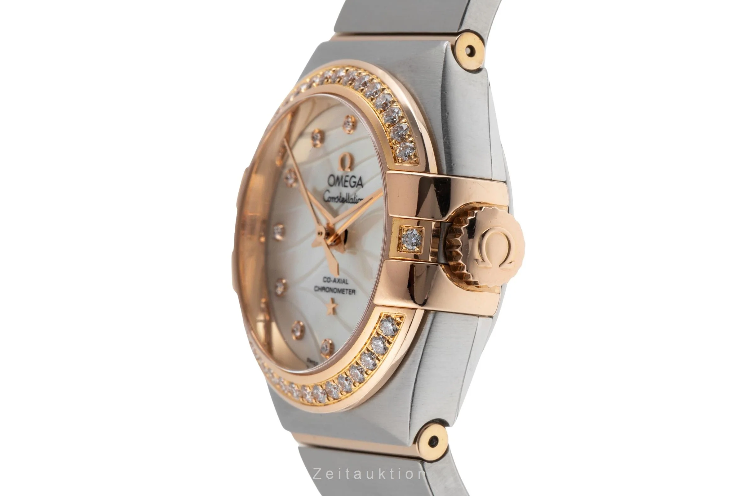 Omega Constellation steel / gold automatic women's watch 123.25.27.20.55.004  [2502219] - Image 7