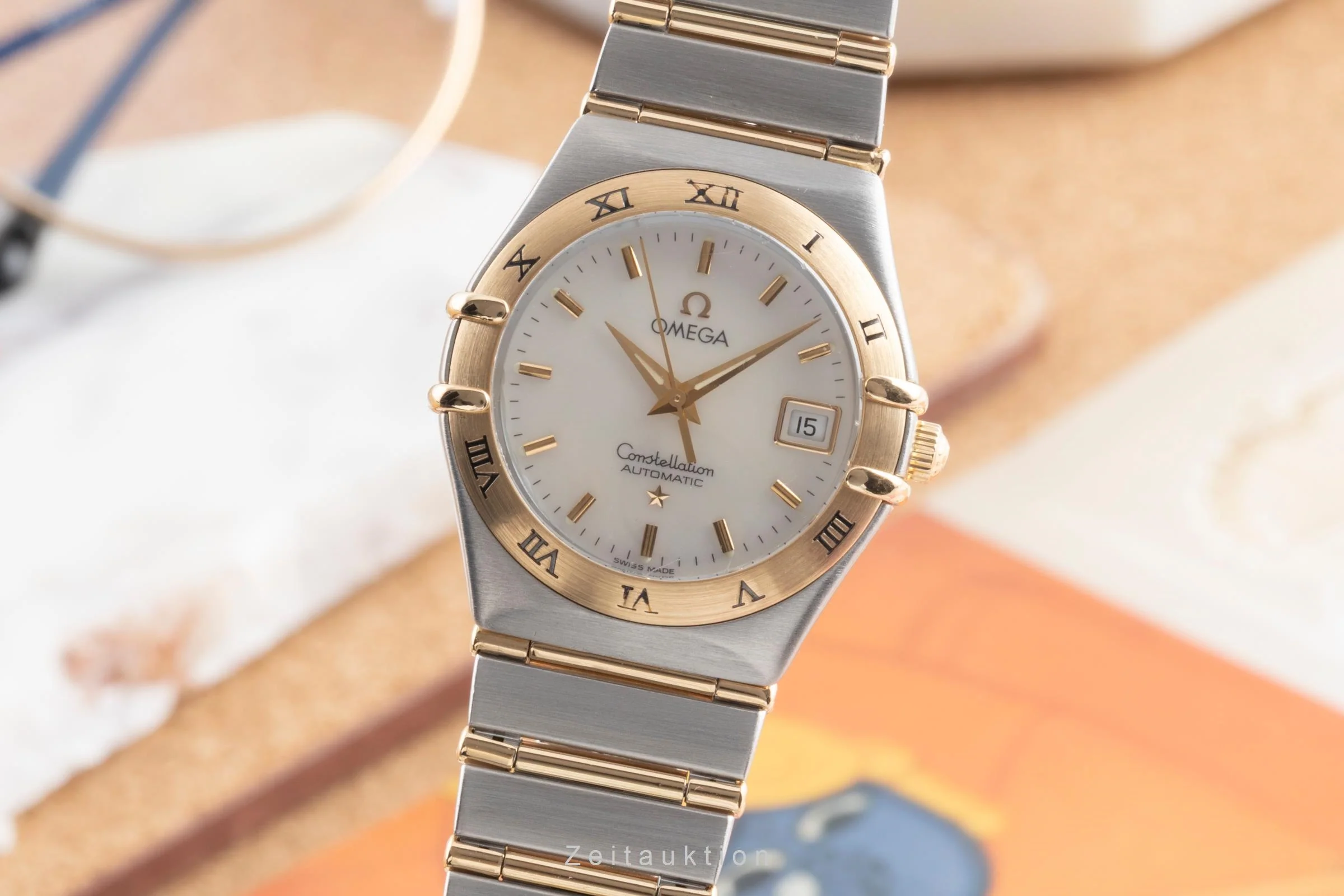 Omega Constellation steel / gold automatic women's watch 1292.70.00  [2503161] - Image 2