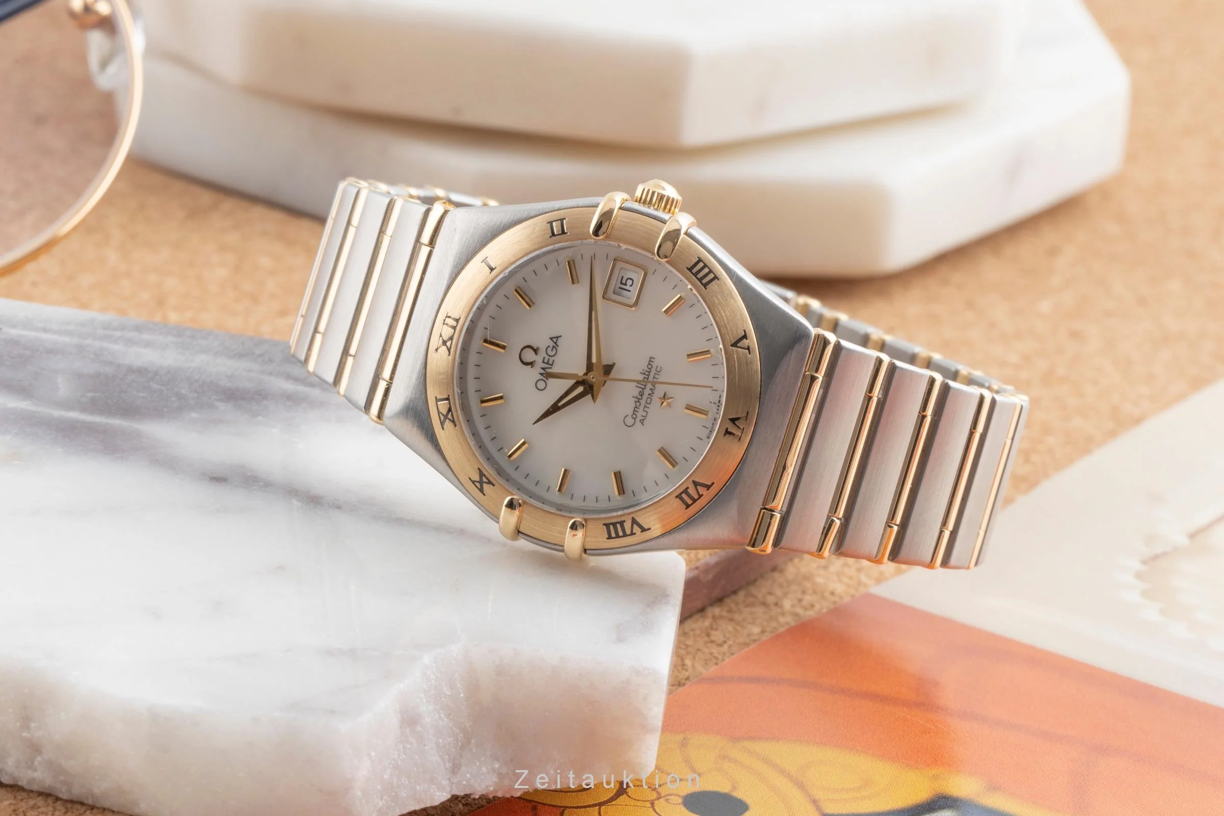 Omega Constellation steel / gold automatic women's watch 1292.70.00  [2503161] - Image 3