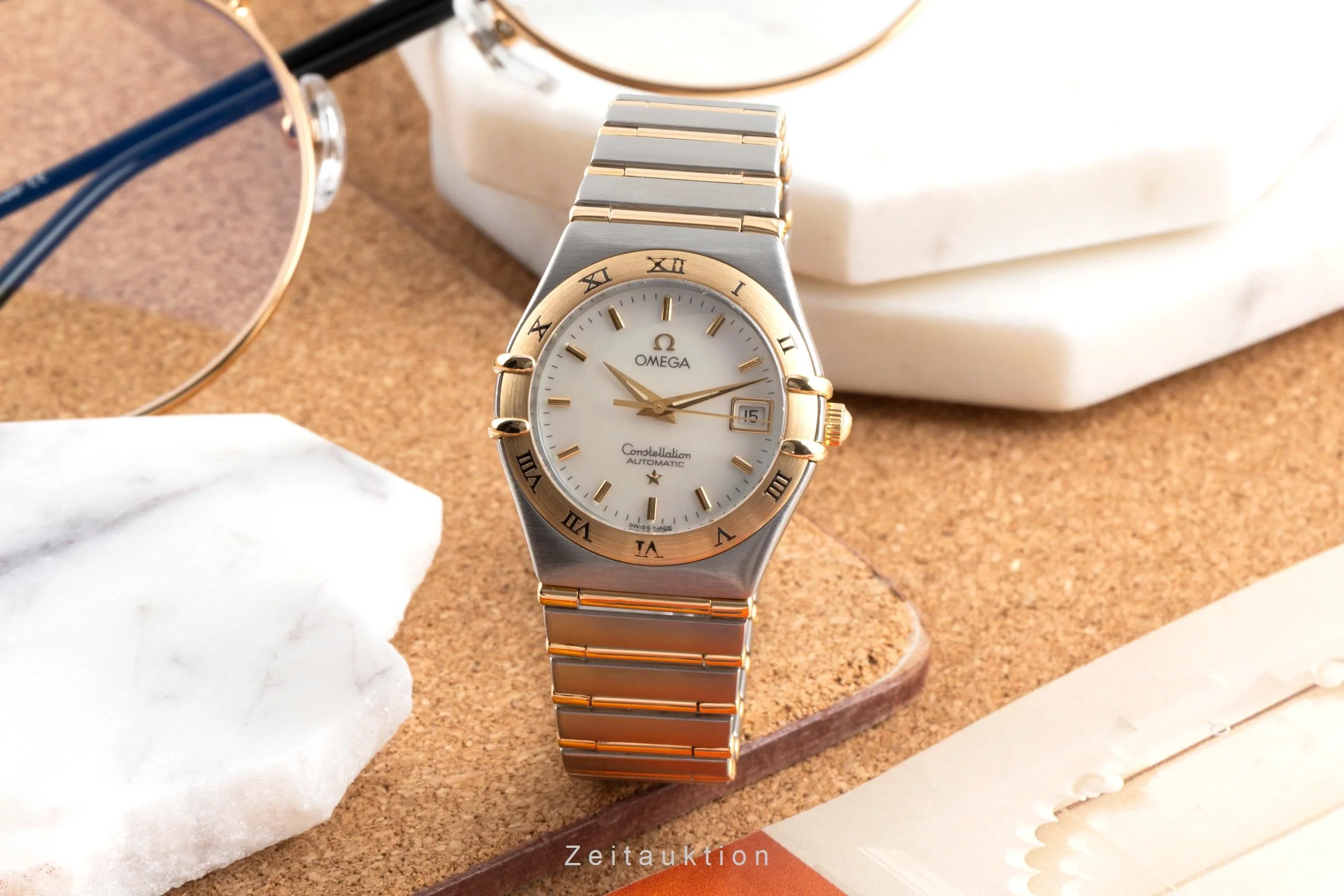 Omega Constellation steel / gold automatic women's watch 1292.70.00  [2503161] - Image 4
