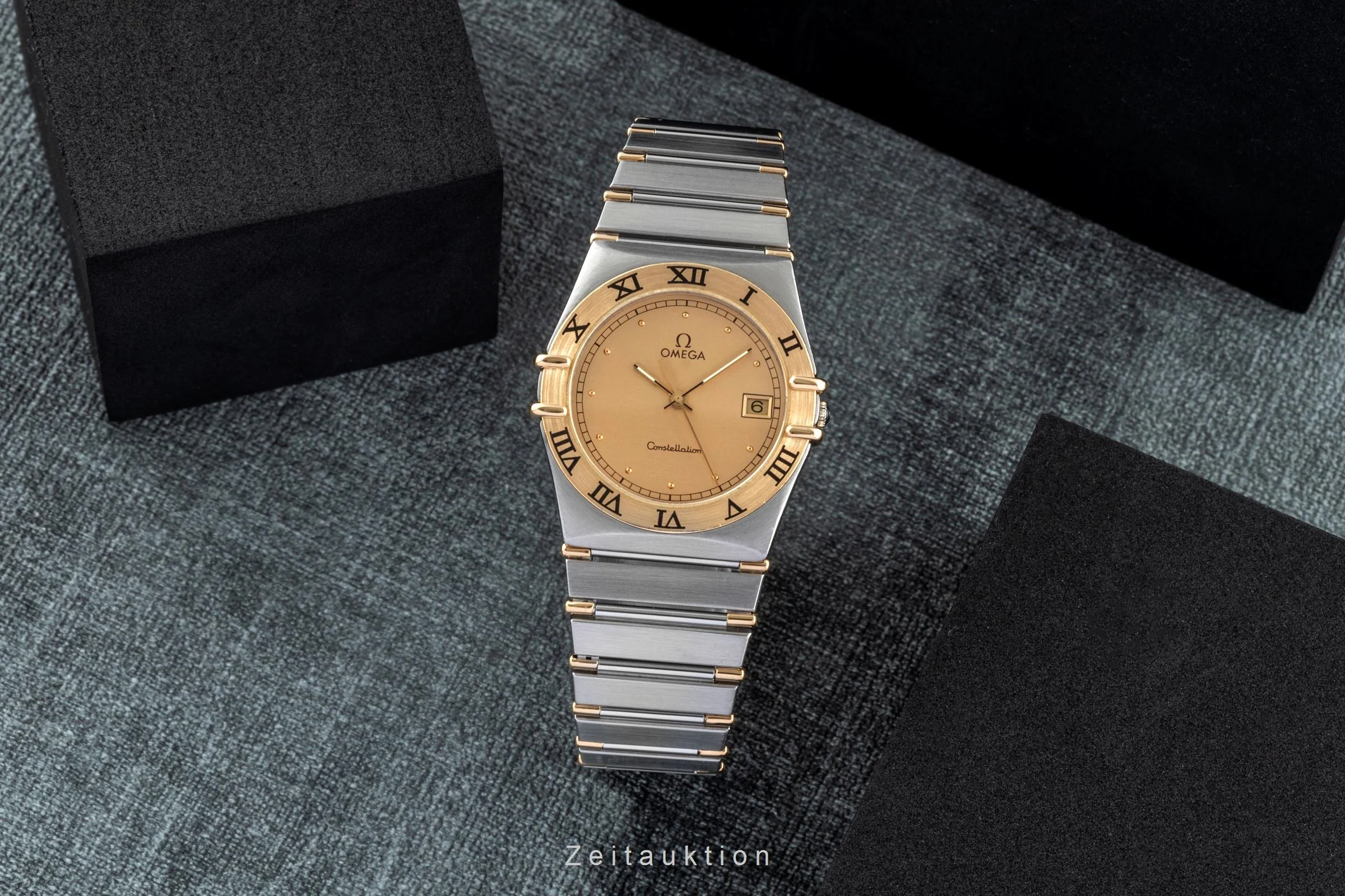 Omega Constellation steel / gold quartz men's watch 1310.10.00  [2505776] - Image 4