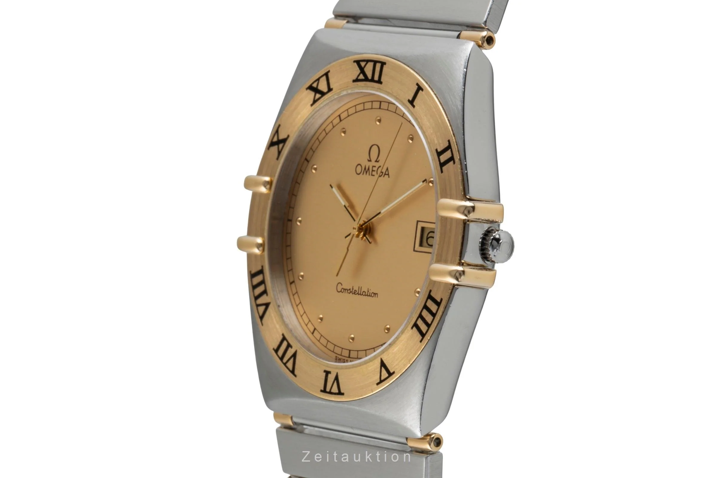 Omega Constellation steel / gold quartz men's watch 1310.10.00  [2505776] - Image 7