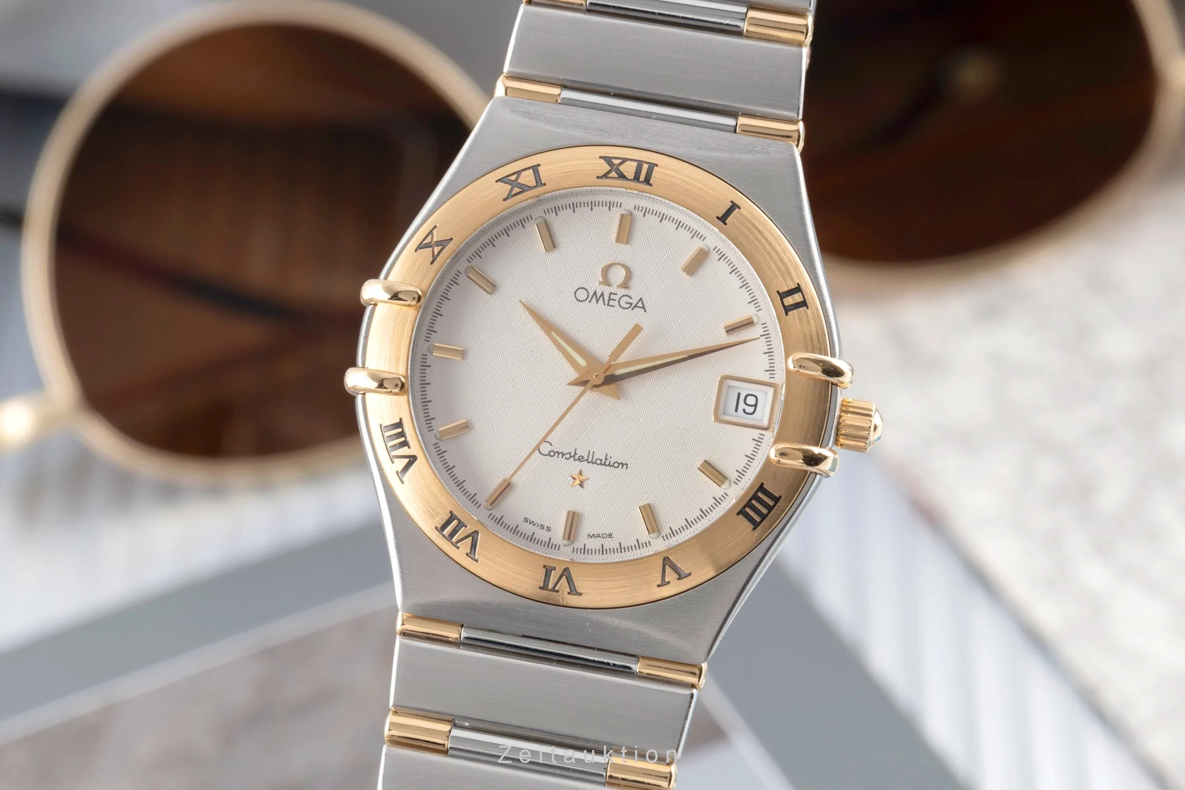 Omega Constellation steel / gold quartz men's watch 1312.30.00  [2503790] - Image 2