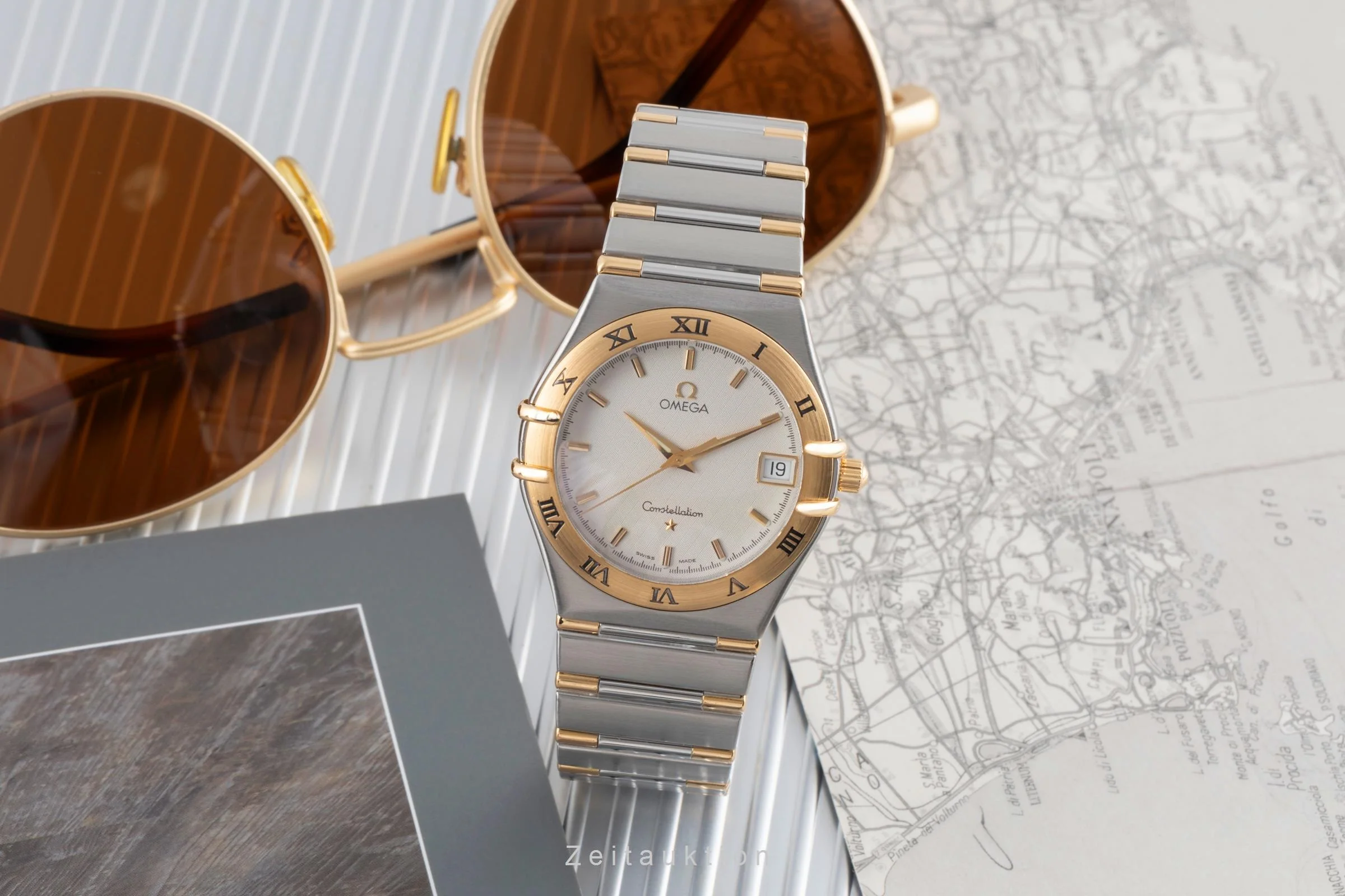 Omega Constellation steel / gold quartz men's watch 1312.30.00  [2503790] - Image 4