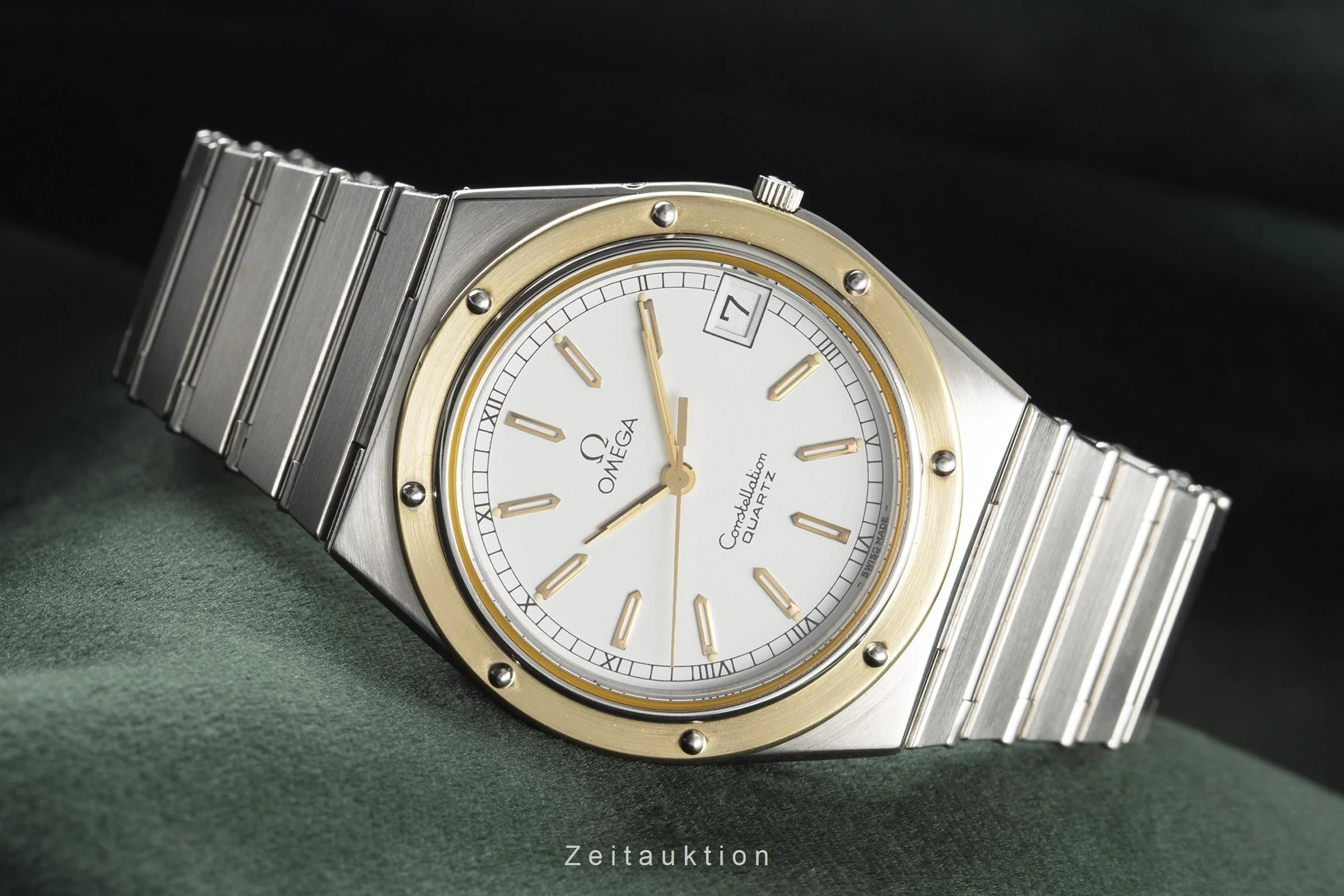 Omega Constellation steel / gold quartz men's watch 196.0147, 396.0879  [2107945] - Image 2