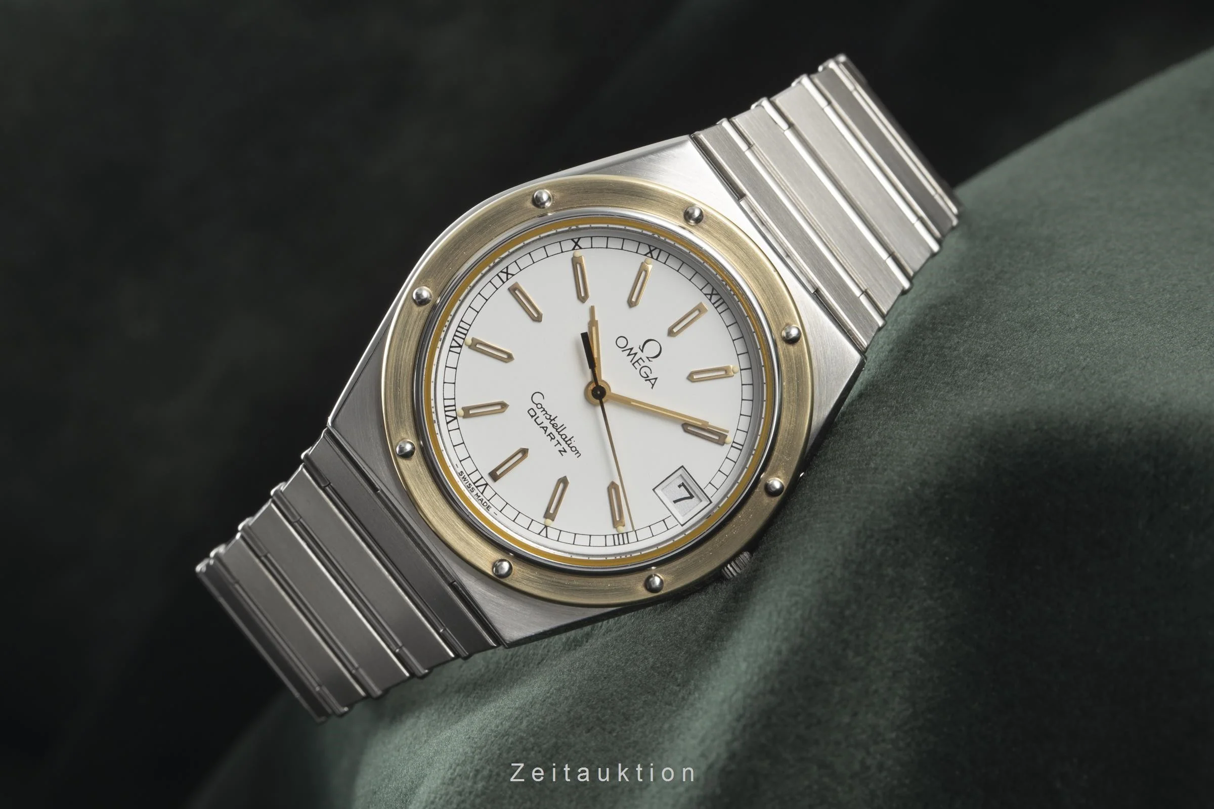 Omega Constellation steel / gold quartz men's watch 196.0147, 396.0879  [2107945] - Image 3