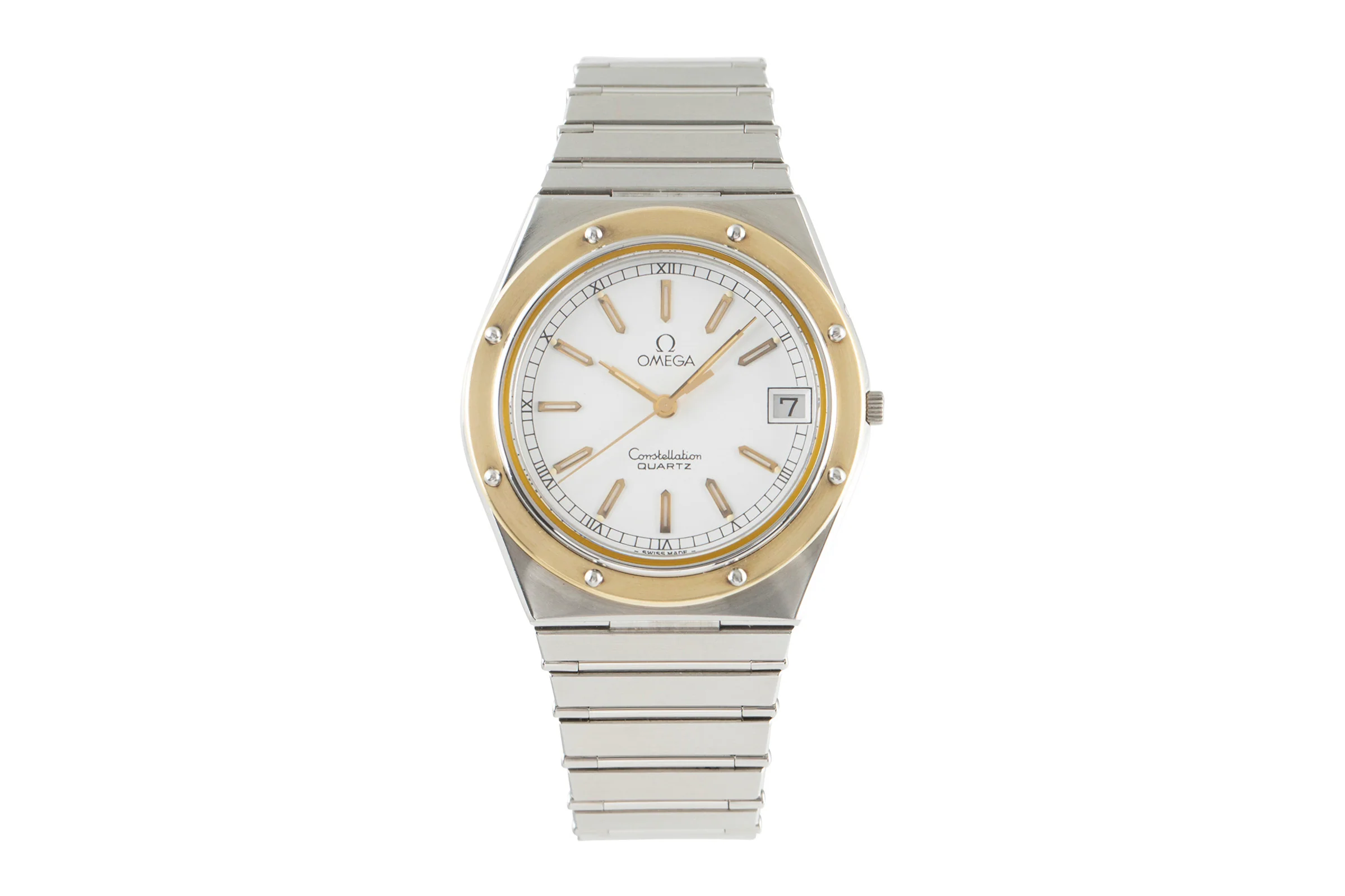 Omega Constellation steel / gold quartz men's watch 196.0147, 396.0879  [2107945] - Image 4