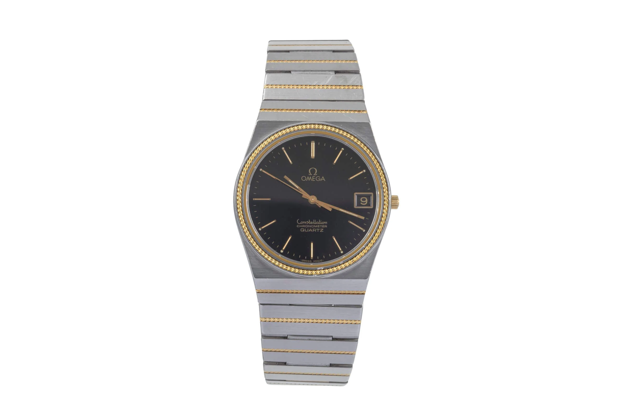 Omega Constellation steel / gold quartz men's watch 198.0129   398.0858 Vintage  [2405553] - Image 4
