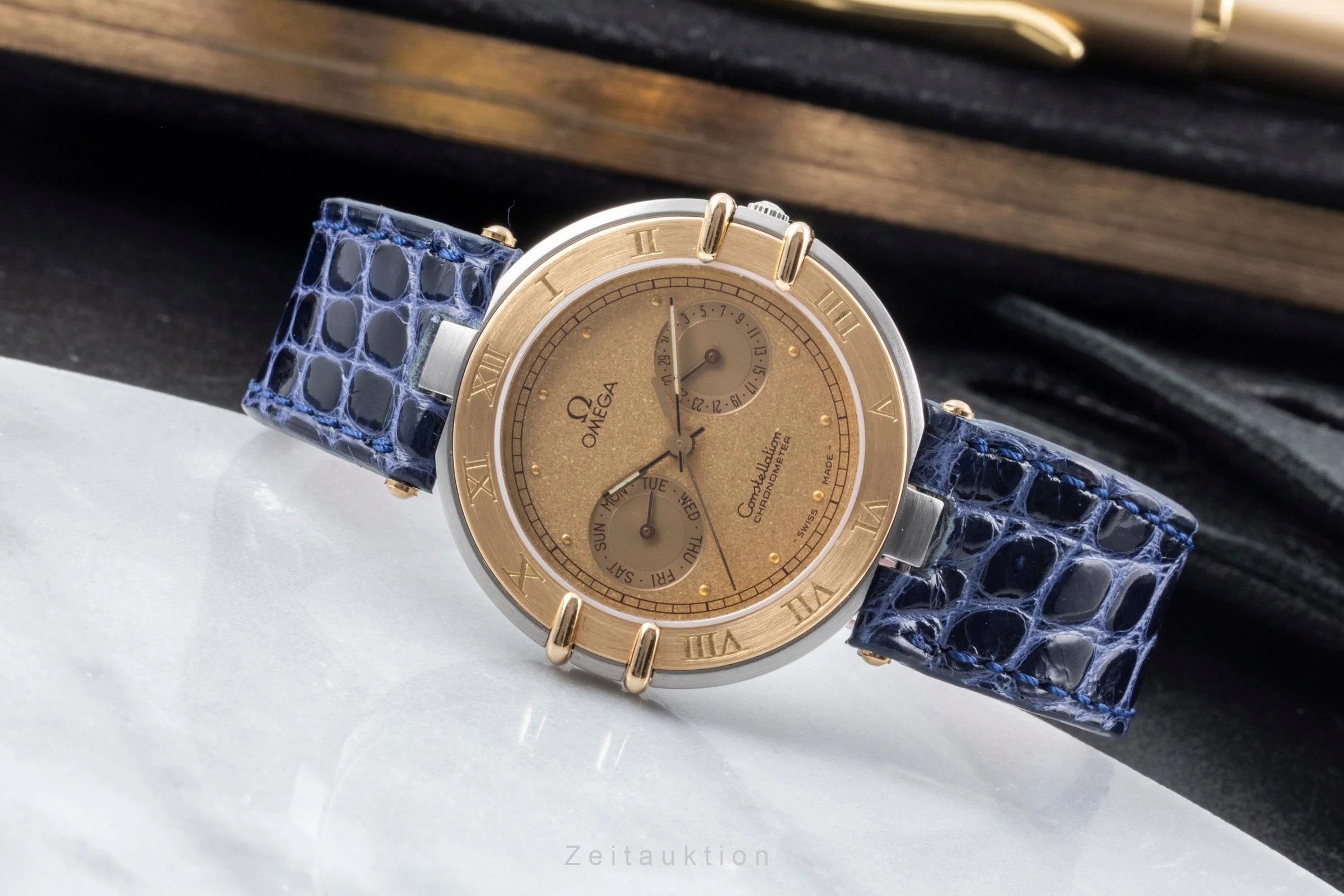 Omega Constellation steel / gold quartz men's watch 198.0145 Vintage  [2504335] - Image 3