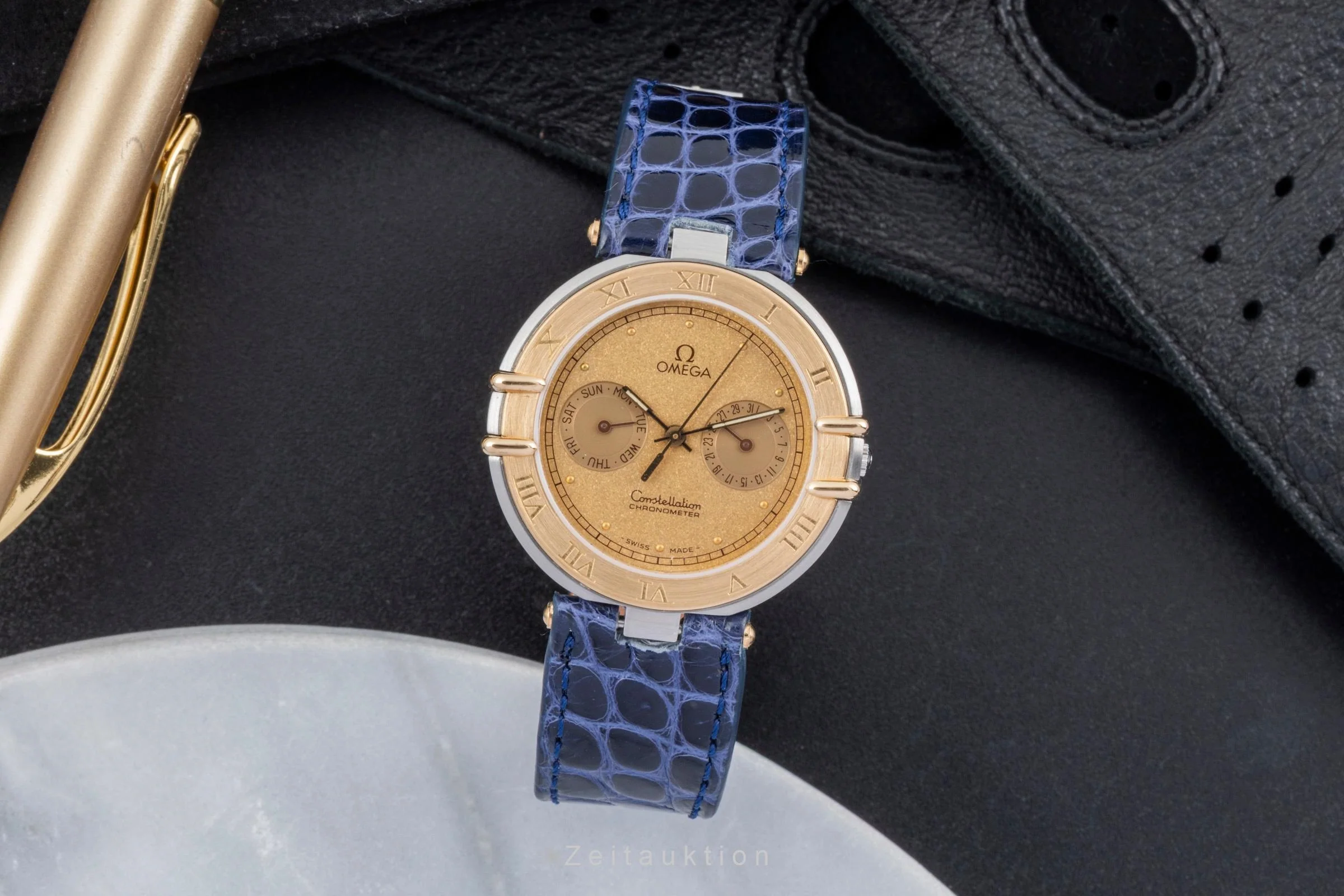 Omega Constellation steel / gold quartz men's watch 198.0145 Vintage  [2504335] - Image 4