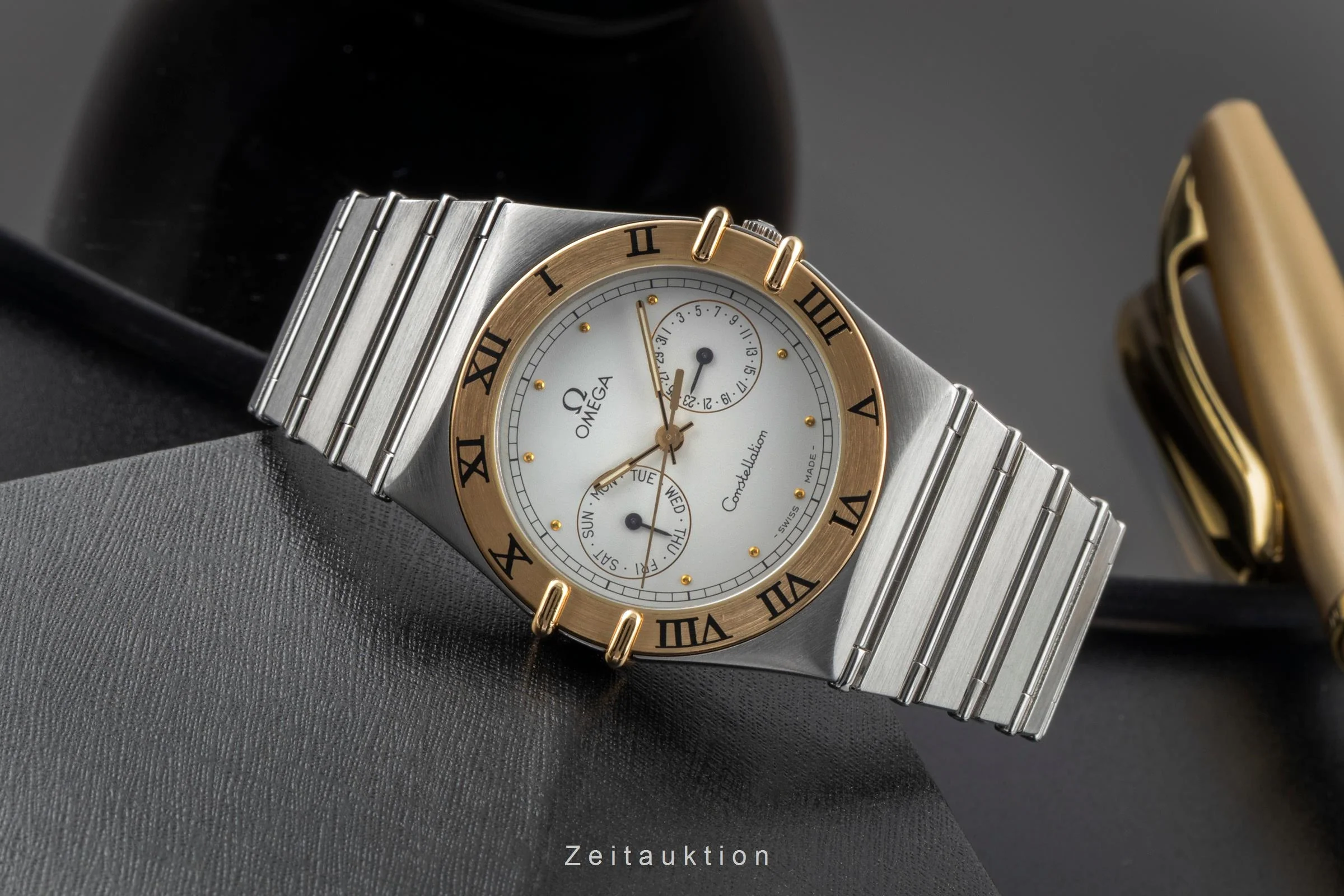 Omega Constellation steel / gold quartz men's watch 396.1070  396.1080 Vintage  [2505119] - Image 3