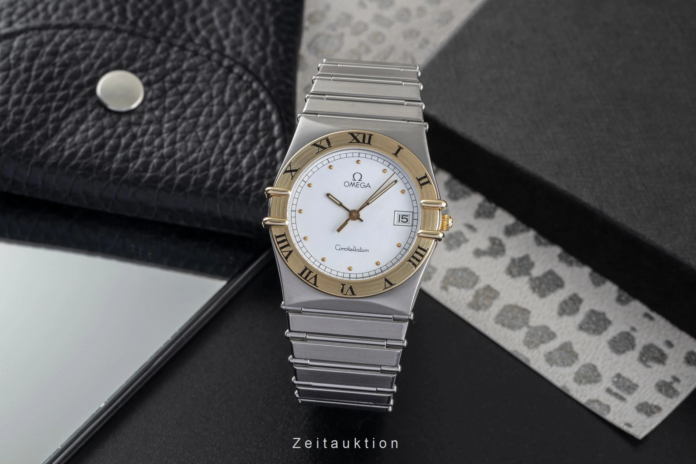 Omega Constellation steel / gold quartz men's watch 398.0876  [2503088] - Image 4
