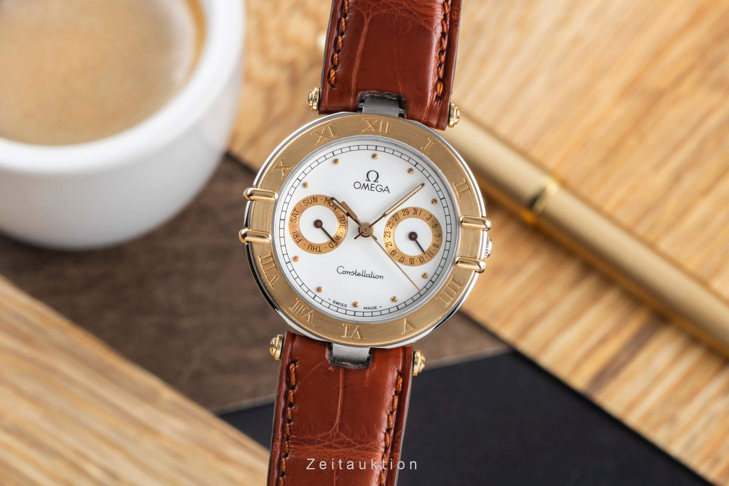 Omega Constellation steel / gold quartz unisex 196.1070 Vintage  [2500338] - Image 2