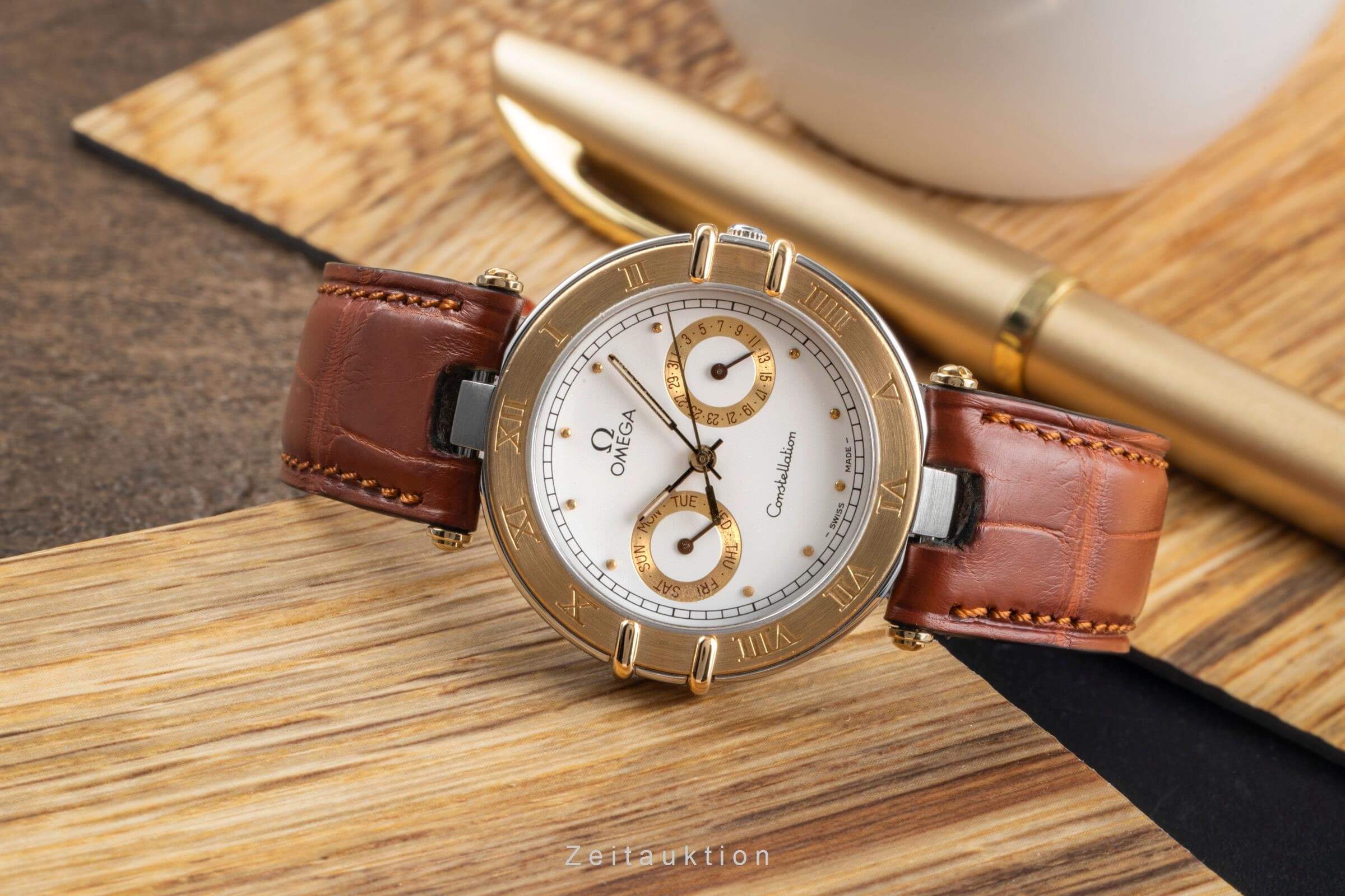 Omega Constellation steel / gold quartz unisex 196.1070 Vintage  [2500338] - Image 3