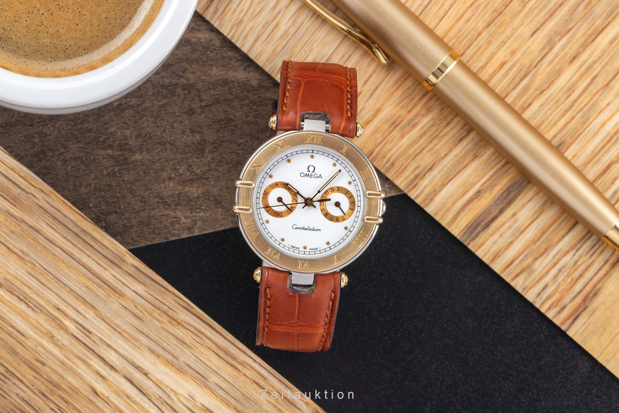 Omega Constellation steel / gold quartz unisex 196.1070 Vintage  [2500338] - Image 4