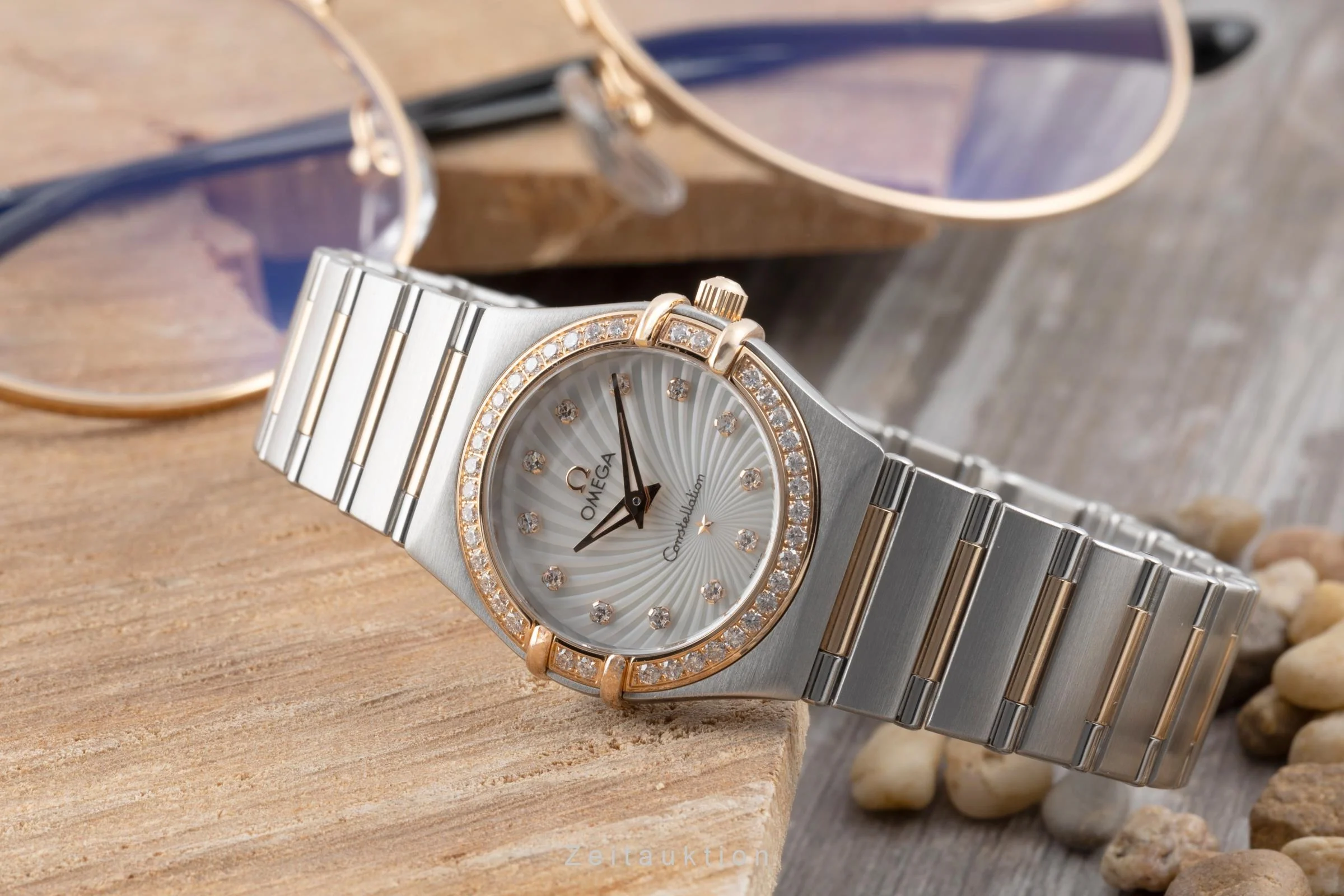 Omega Constellation steel / gold quartz women's watch 111.25.26.60.55.001 LP: 9900EUR  [2506703] - Image 3