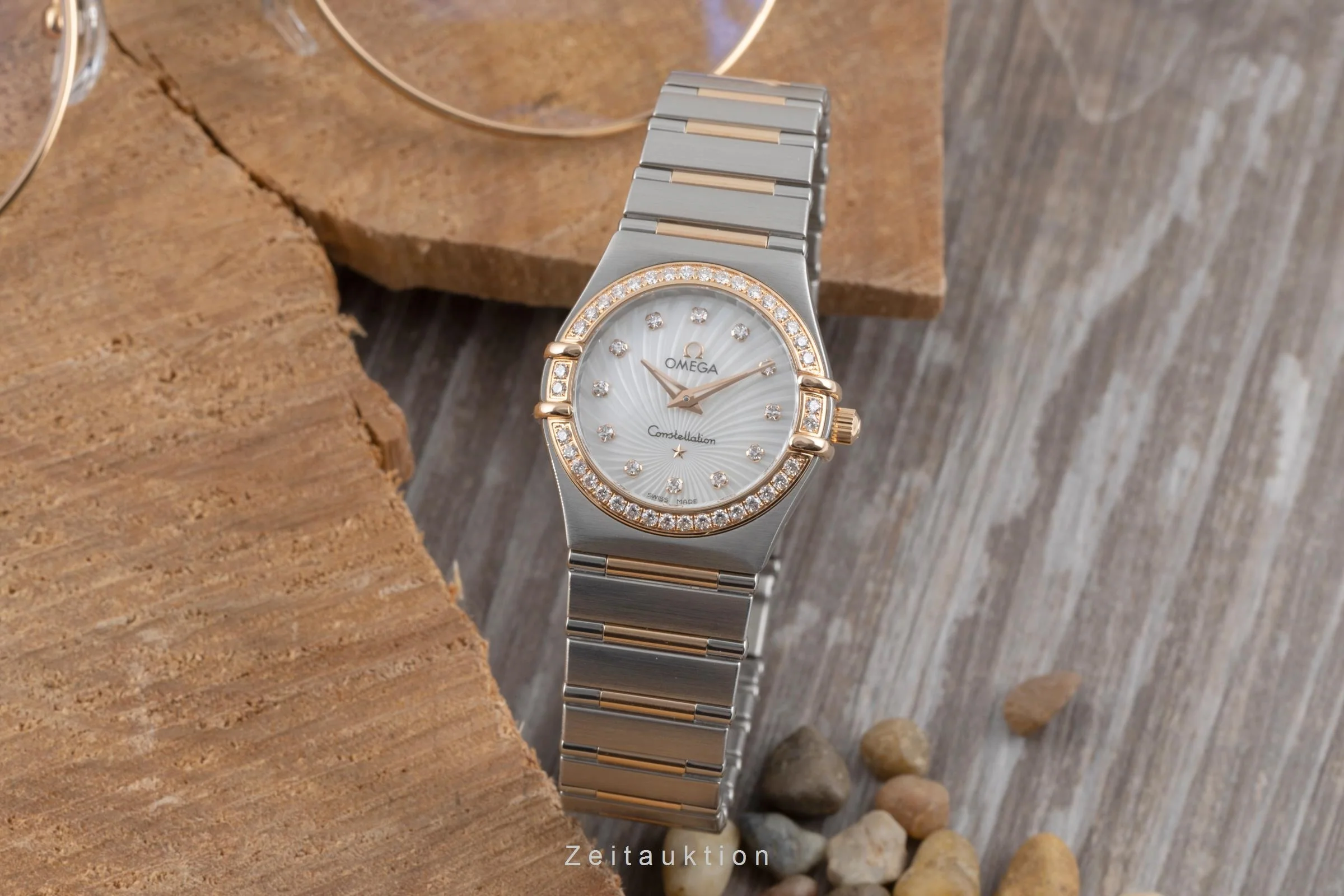 Omega Constellation steel / gold quartz women's watch 111.25.26.60.55.001 LP: 9900EUR  [2506703] - Image 4