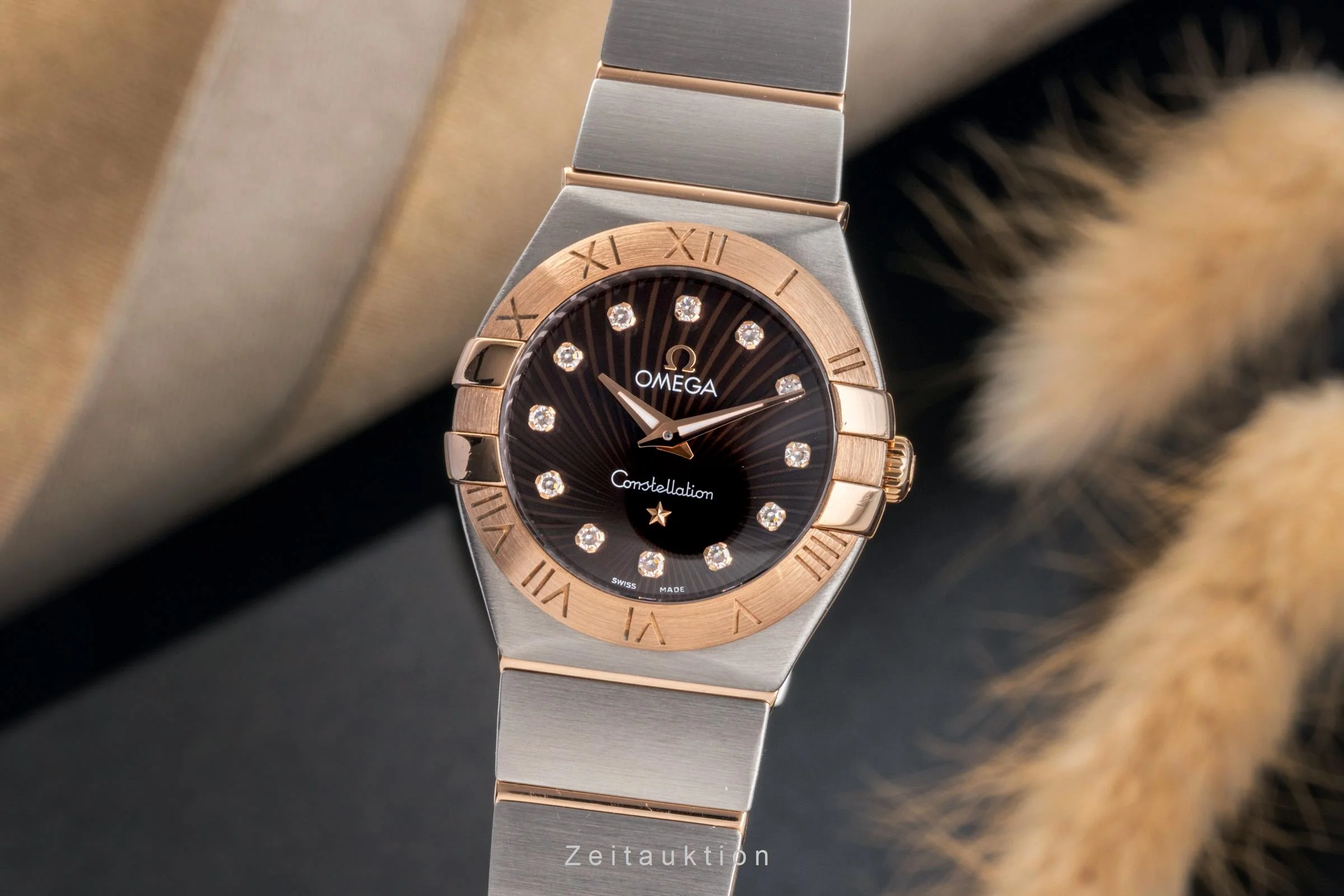 Omega Constellation steel / gold quartz women's watch 123.20.24.60.63.001  [2502823] - Image 2
