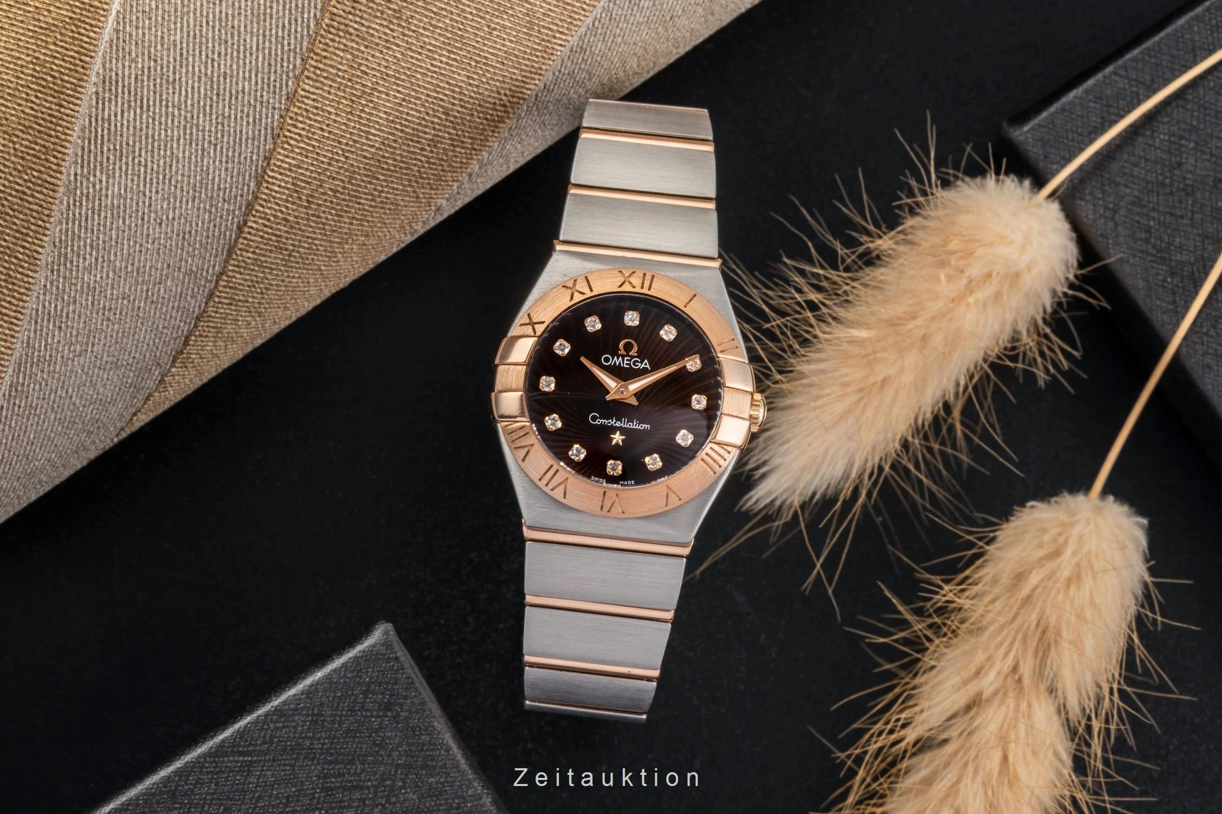 Omega Constellation steel / gold quartz women's watch 123.20.24.60.63.001  [2502823] - Image 4