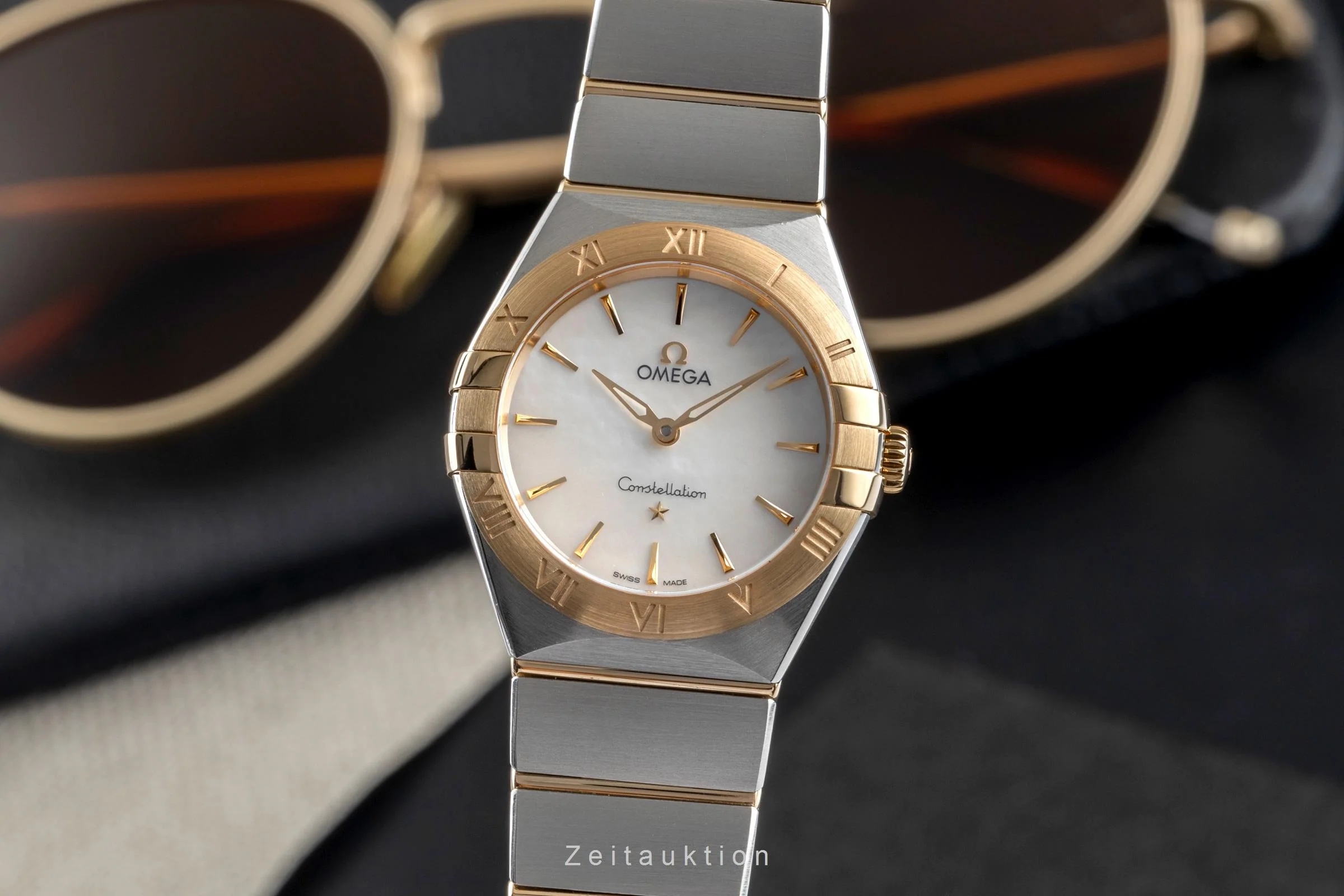 Omega Constellation steel / gold quartz women's watch 131.20.28.60.05.002 LP: 6300EUR  [2504311] - Image 2