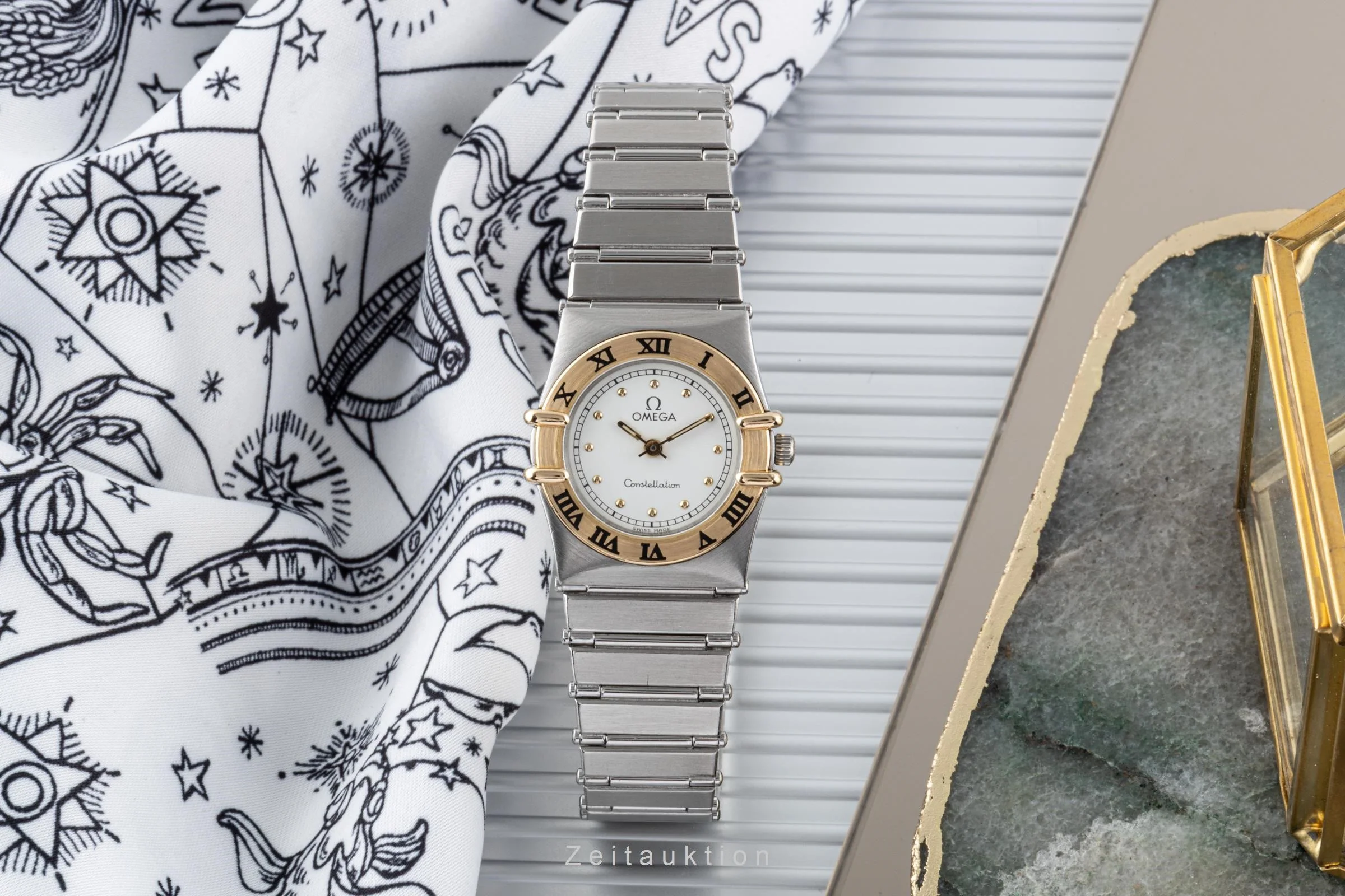 Omega Constellation steel / gold quartz women's watch 795.1076 LP: 3000EUR  [2206615] - Image 3