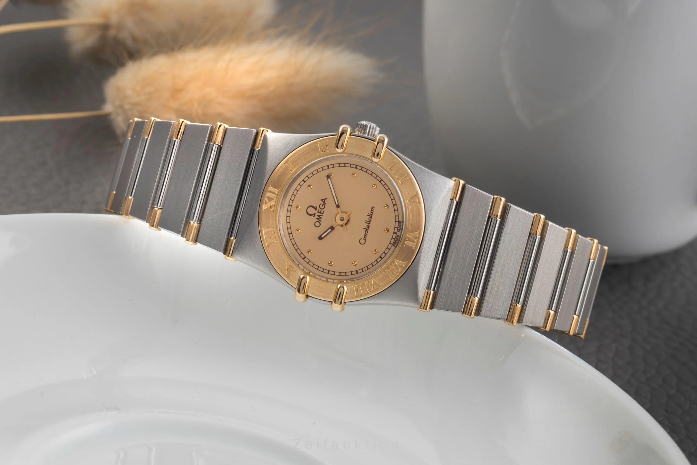 Omega Constellation steel / gold quartz women's watch 795.1080  [2502516] - Image 3