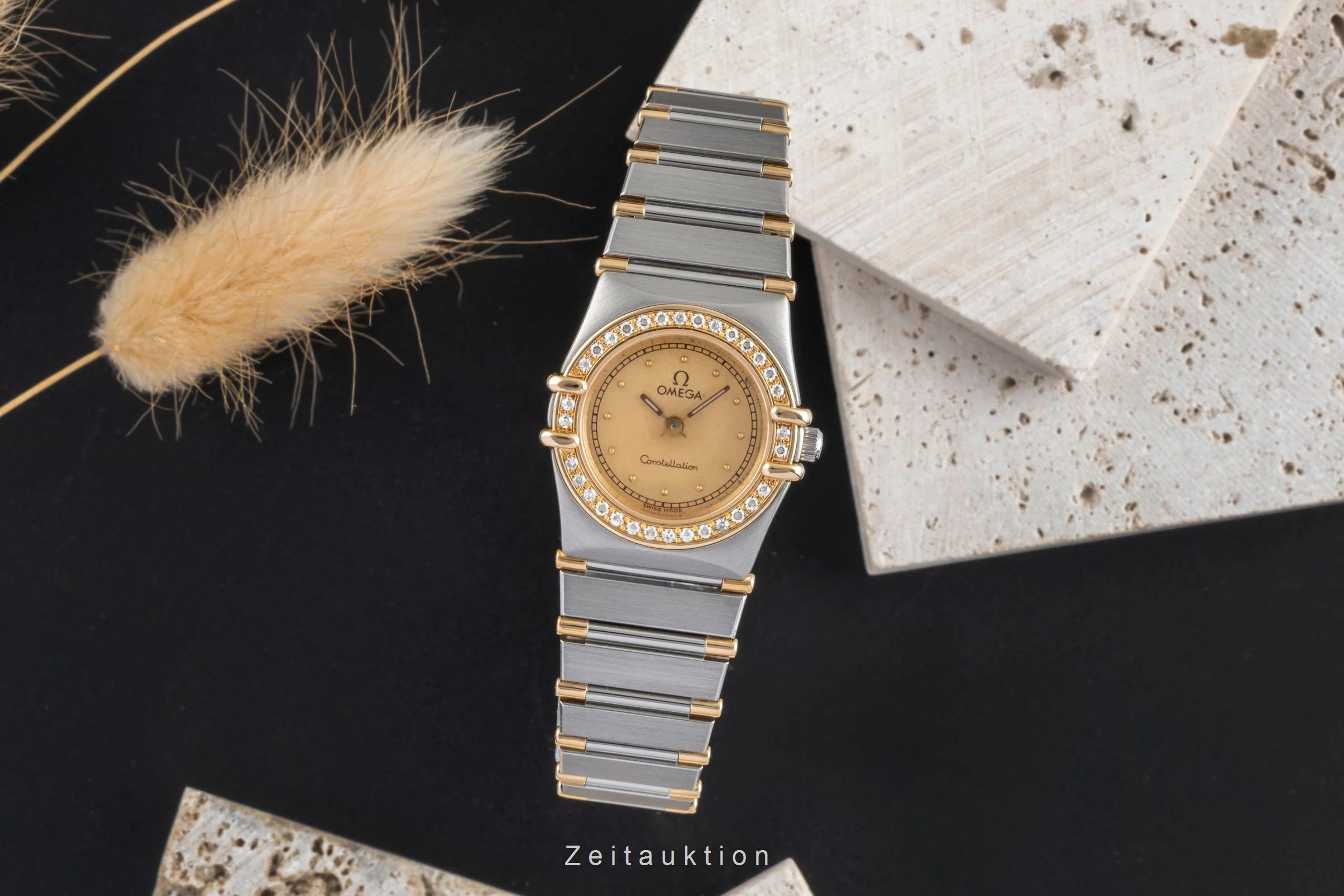 Omega Constellation steel / gold quartz women's watch 895.1080.1 LP: 9600EUR  [2504490] - Image 4
