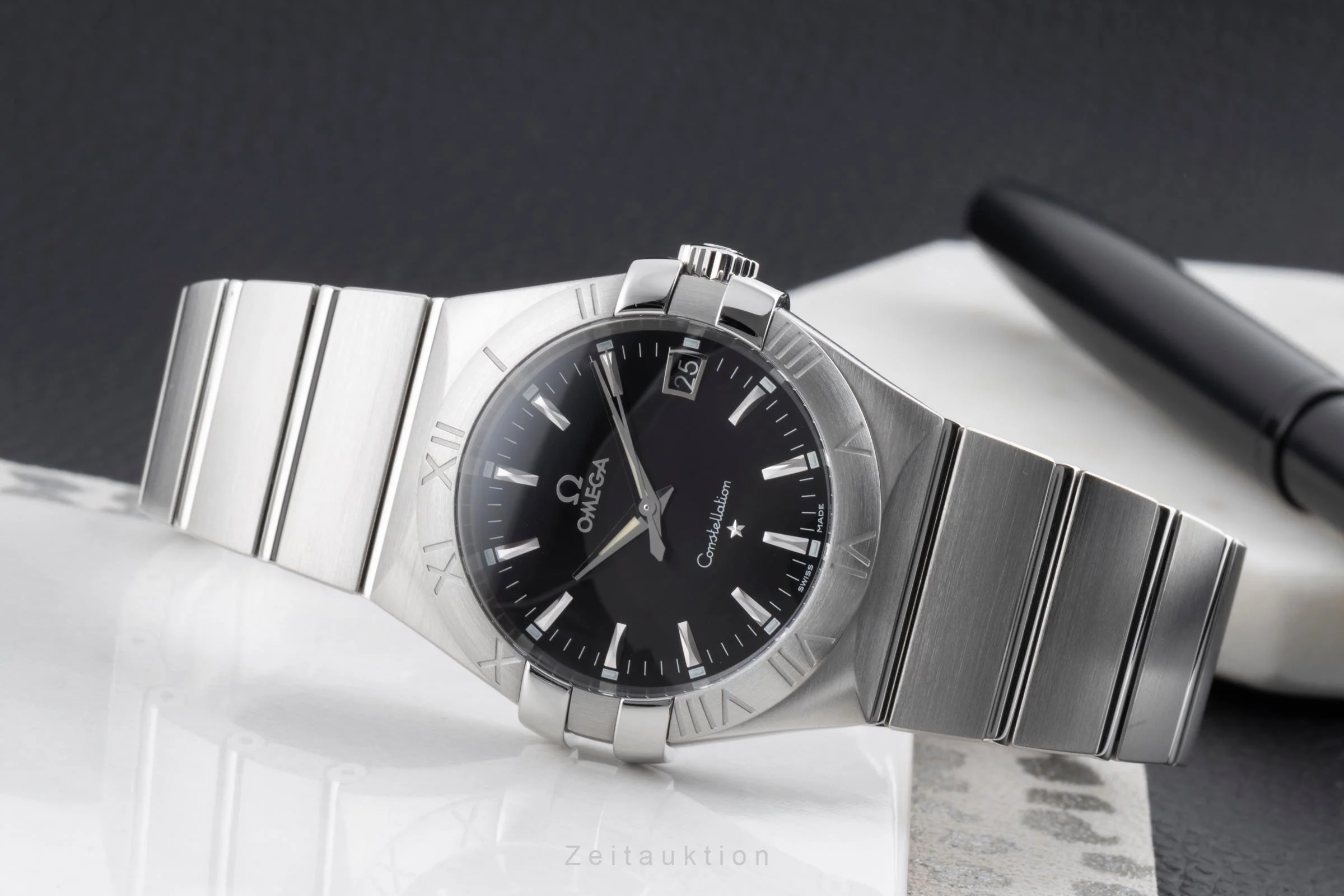 Omega Constellation steel quartz men's watch 123.10.35.60.01.001  [2503877] - Image 3