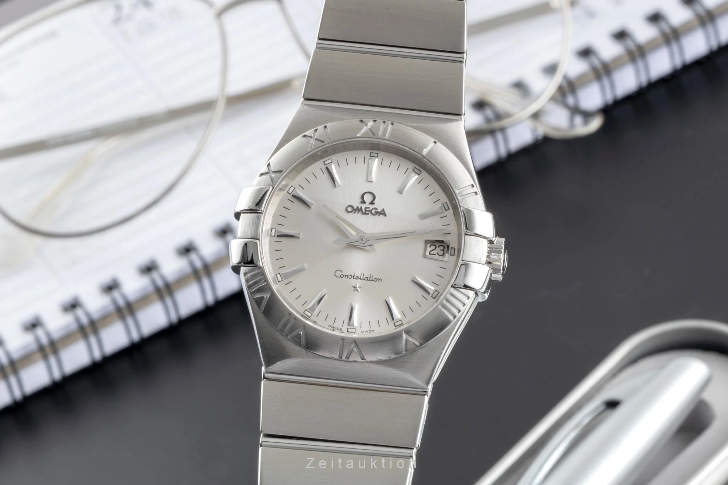 Omega Constellation steel quartz men's watch 123.10.35.60.02.001  [2504013] - Image 2