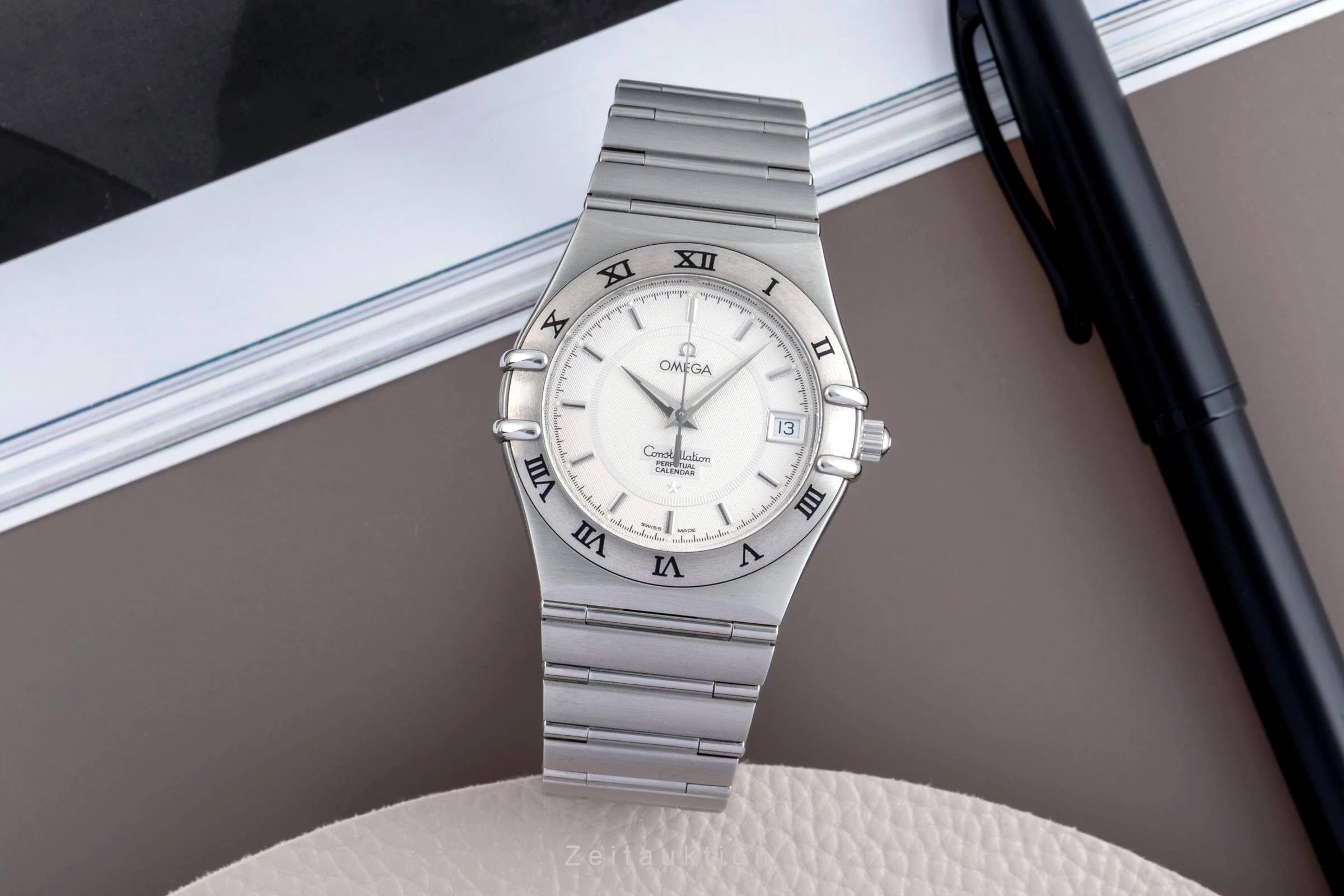 Omega Constellation steel quartz men's watch 1552.30.00  [2502129] - Image 4