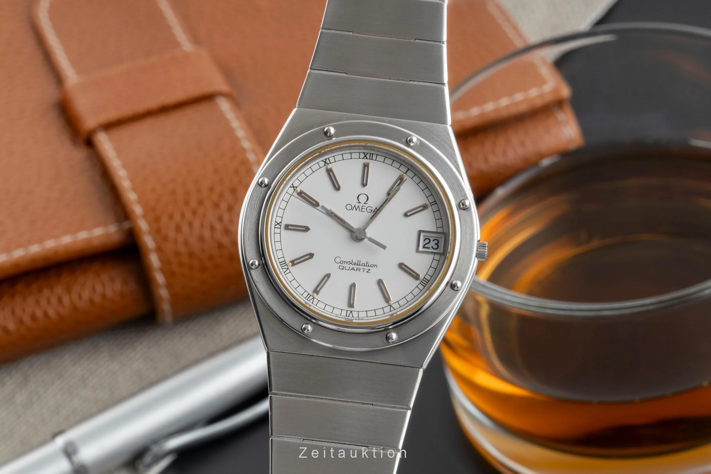 Omega Constellation steel quartz men's watch 196.0147   396.0879 Vintage  [2502404] - Image 2