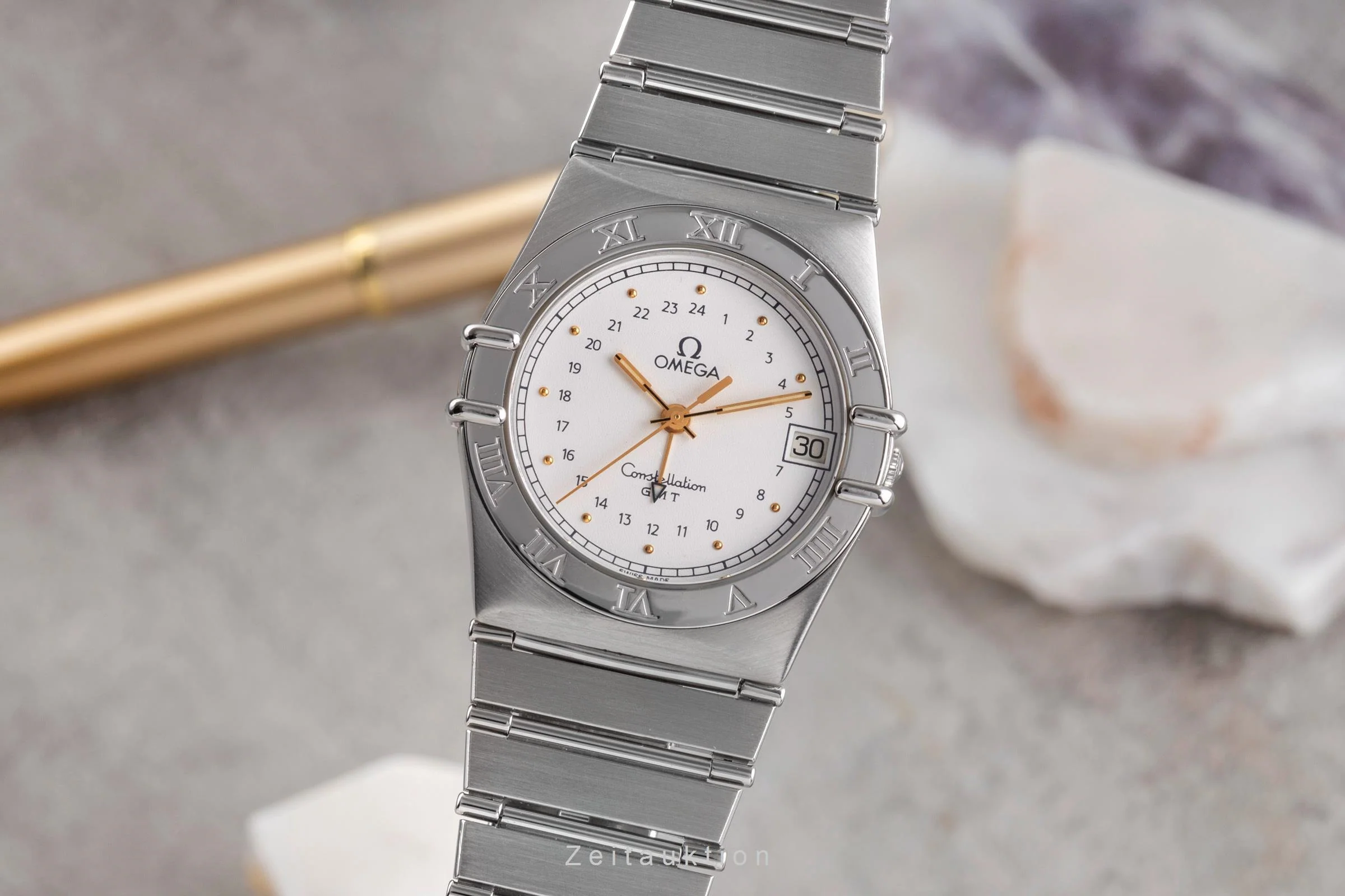 Omega Constellation steel quartz men's watch 396.1060  [2504115] - Image 2