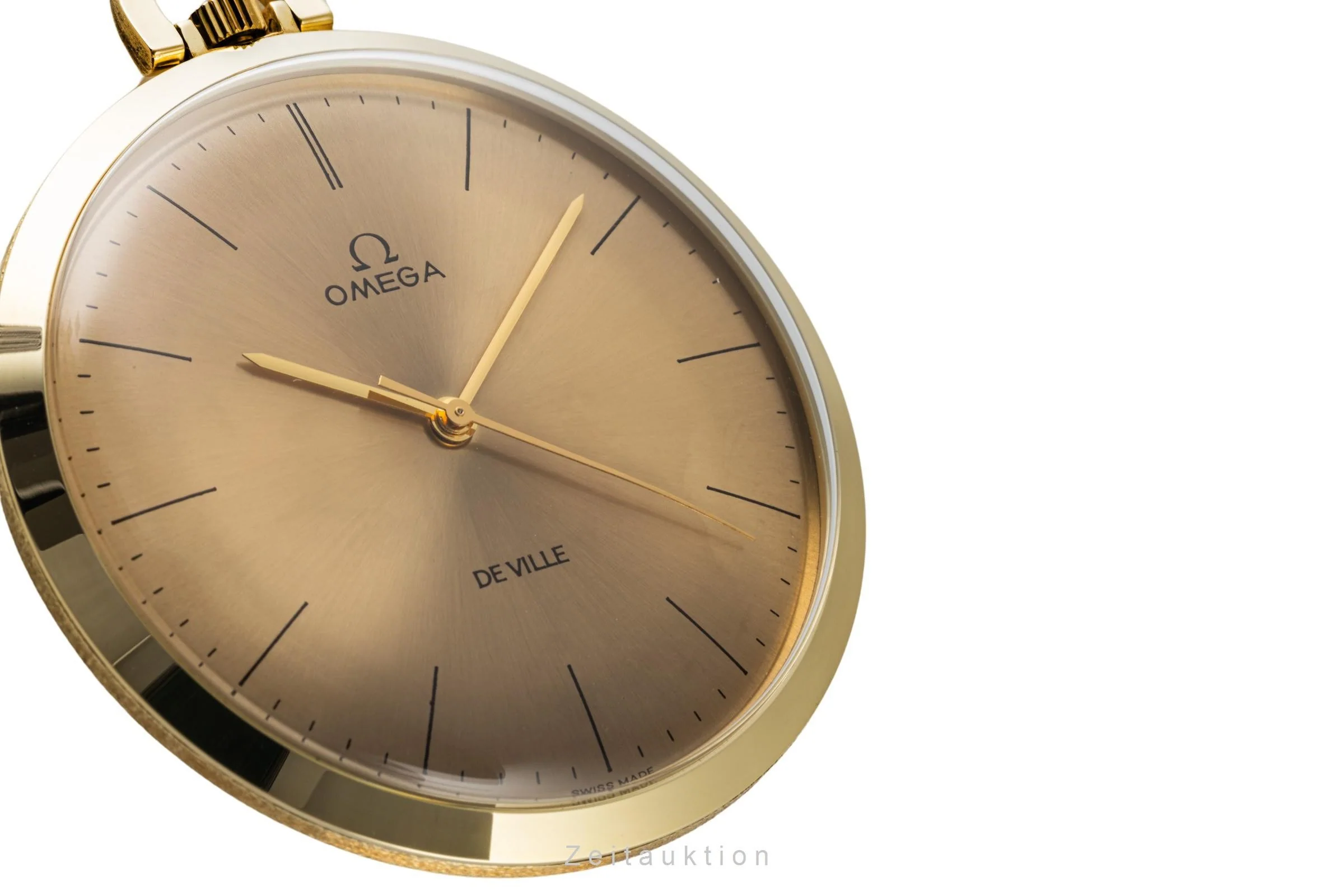 Omega De Ville 14 ct yellow gold manual winding pocket watch 1317714  [2305602] - Image 11