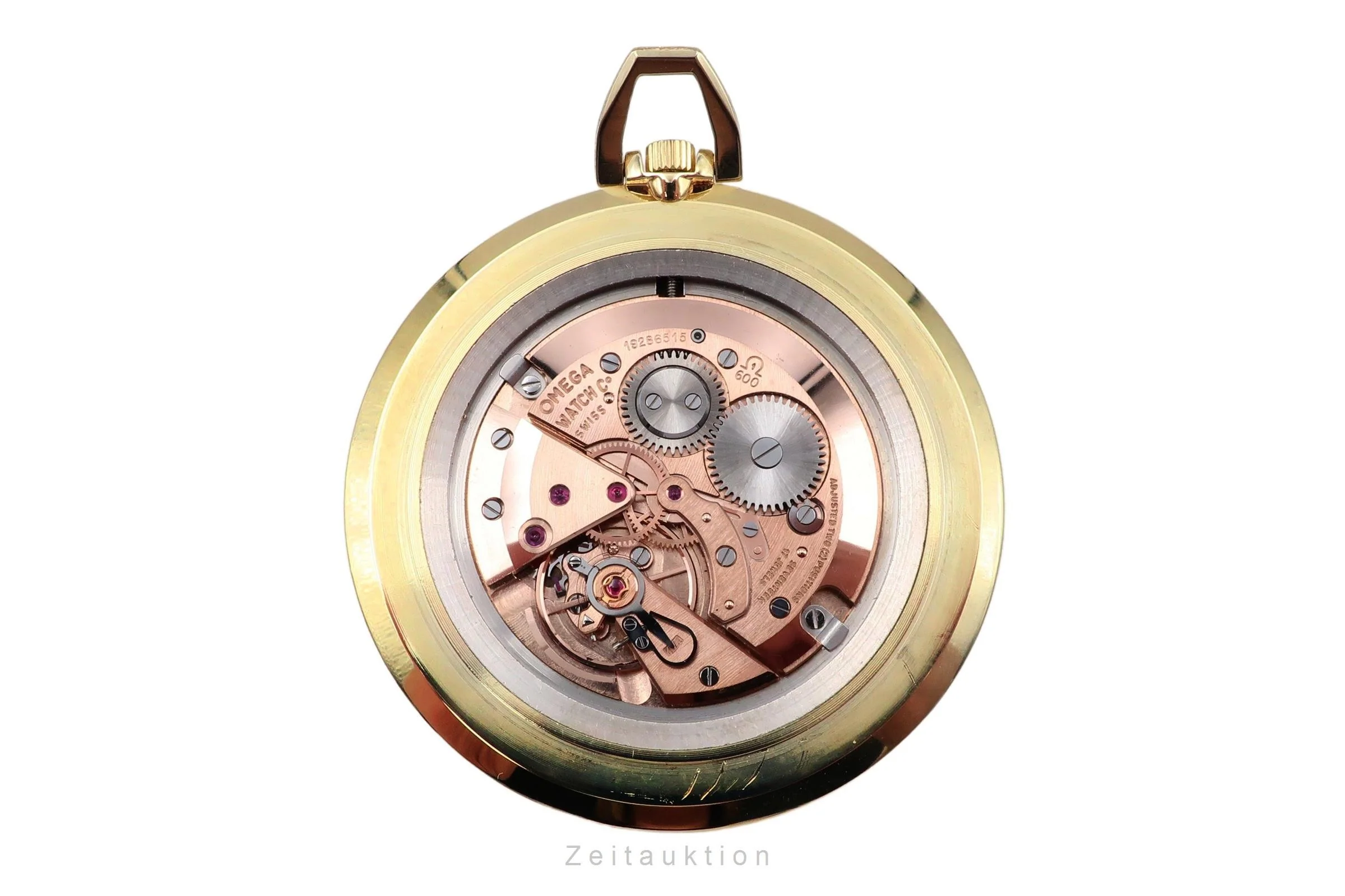 Omega De Ville 14 ct yellow gold manual winding pocket watch 1317714  [2305602] - Image 15