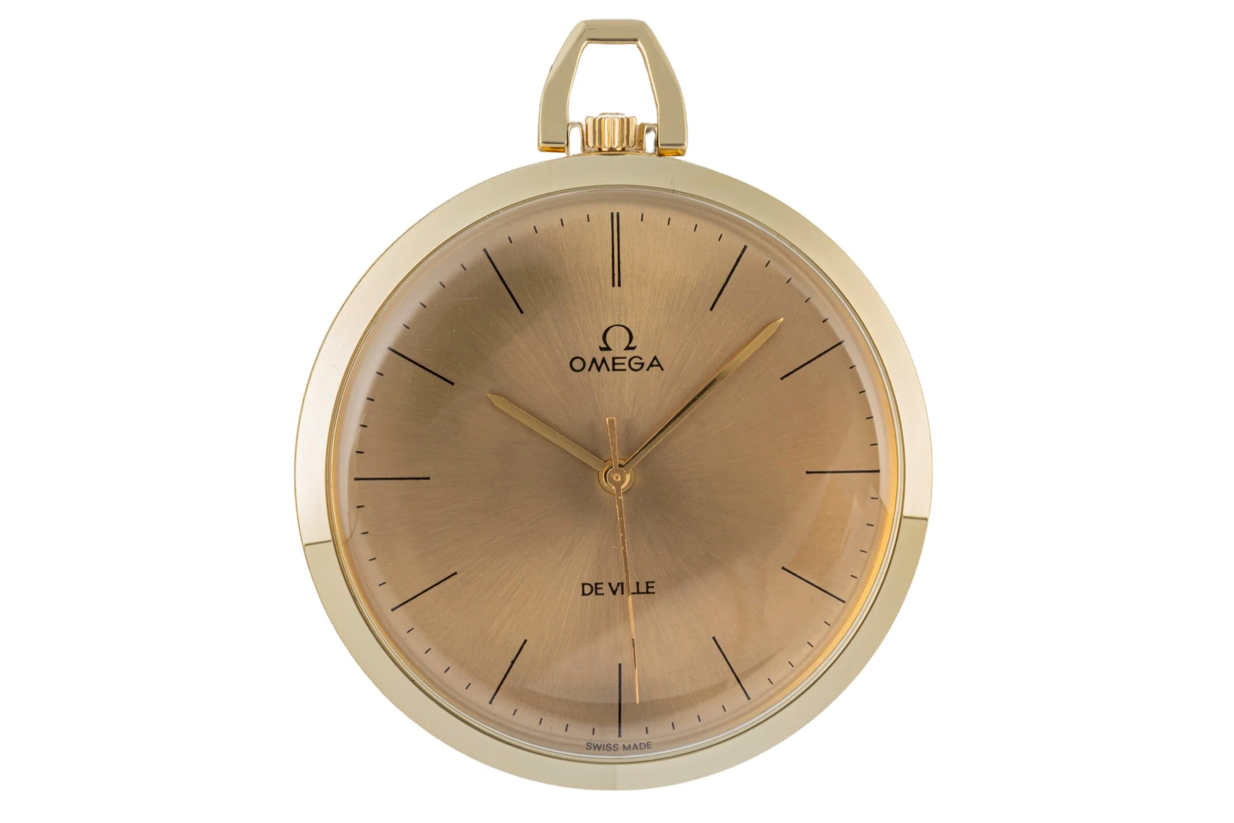 Omega De Ville 14 ct yellow gold manual winding pocket watch 1317714  [2305602] - Image 4