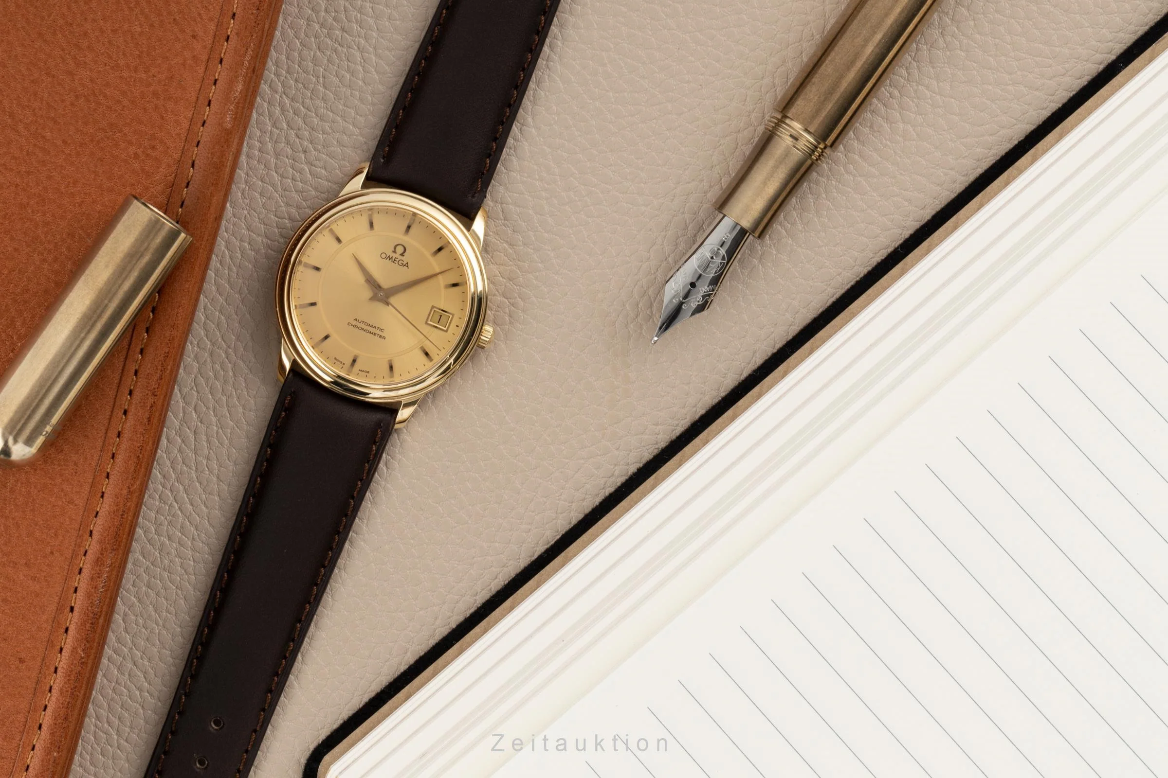 Omega De Ville 18 ct gold automatic men's watch 166.1050,168.1050, 366.1050, 4600.11.02  LP: 13400EUR  [2300073] - Image 2