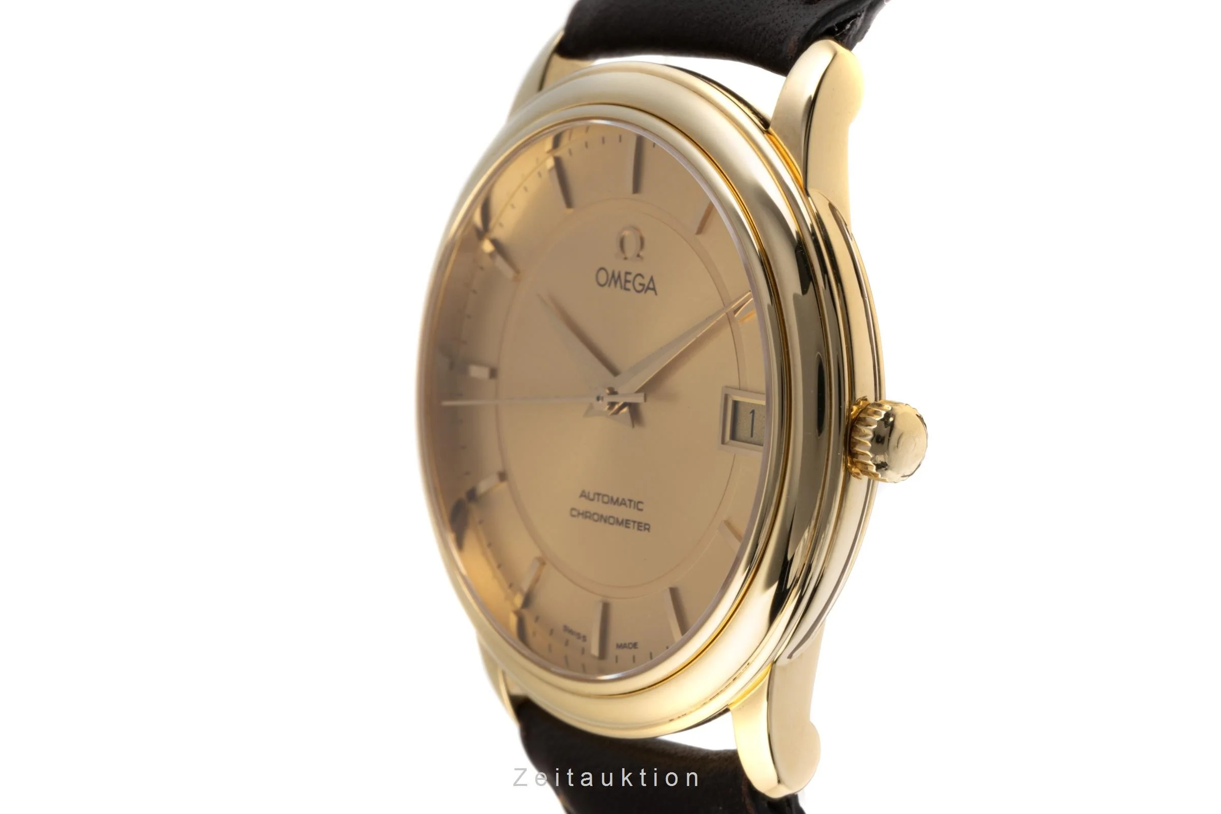 Omega De Ville 18 ct gold automatic men's watch 166.1050,168.1050, 366.1050, 4600.11.02  LP: 13400EUR  [2300073] - Image 6