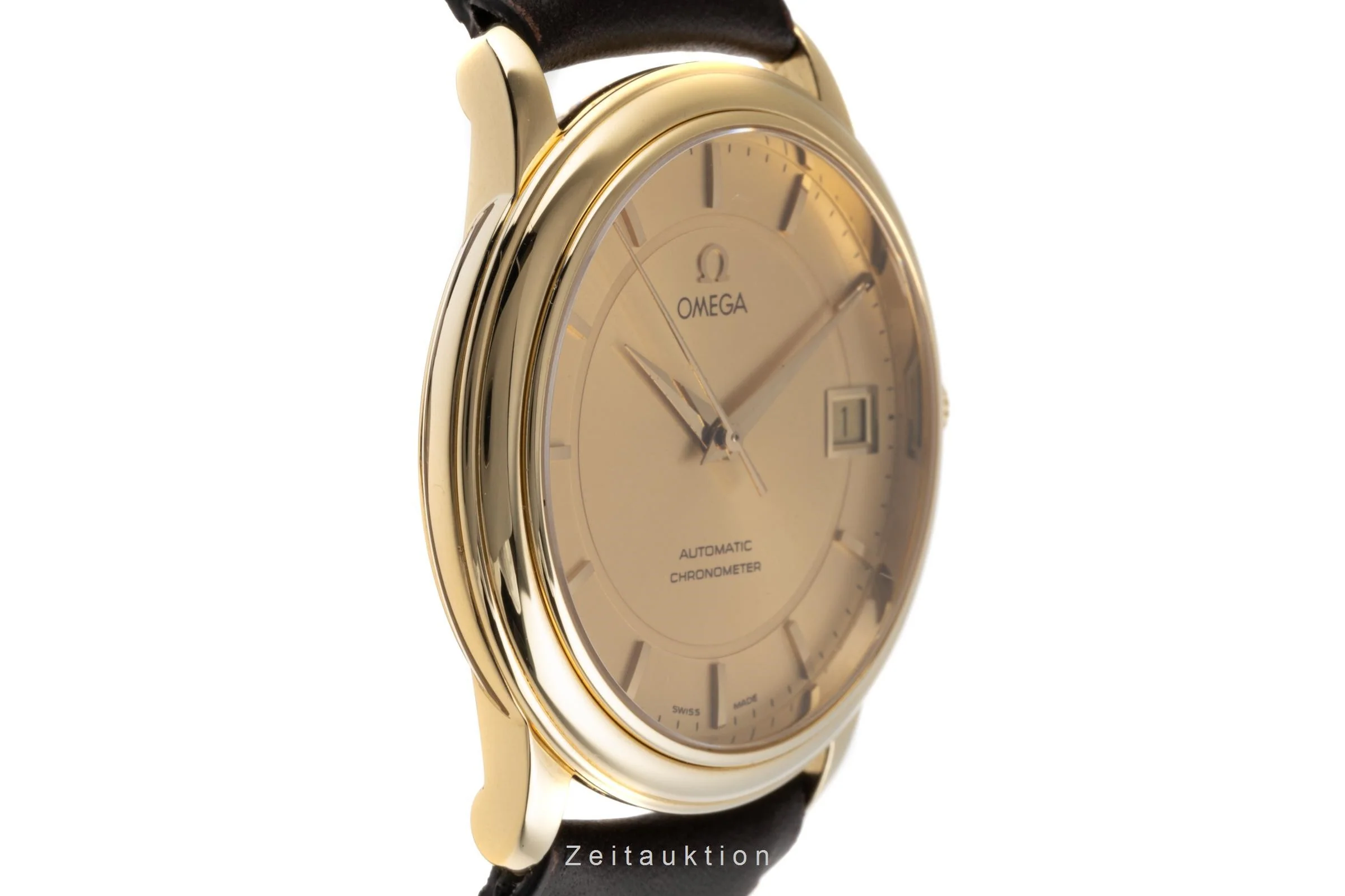 Omega De Ville 18 ct gold automatic men's watch 166.1050,168.1050, 366.1050, 4600.11.02  LP: 13400EUR  [2300073] - Image 7