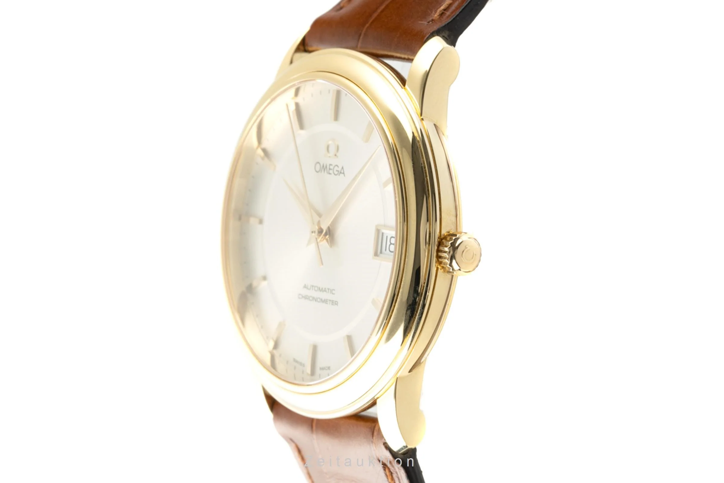 Omega De Ville 18 ct gold automatic men's watch 4600.31.02, 168.1050  [2202338] - Image 2