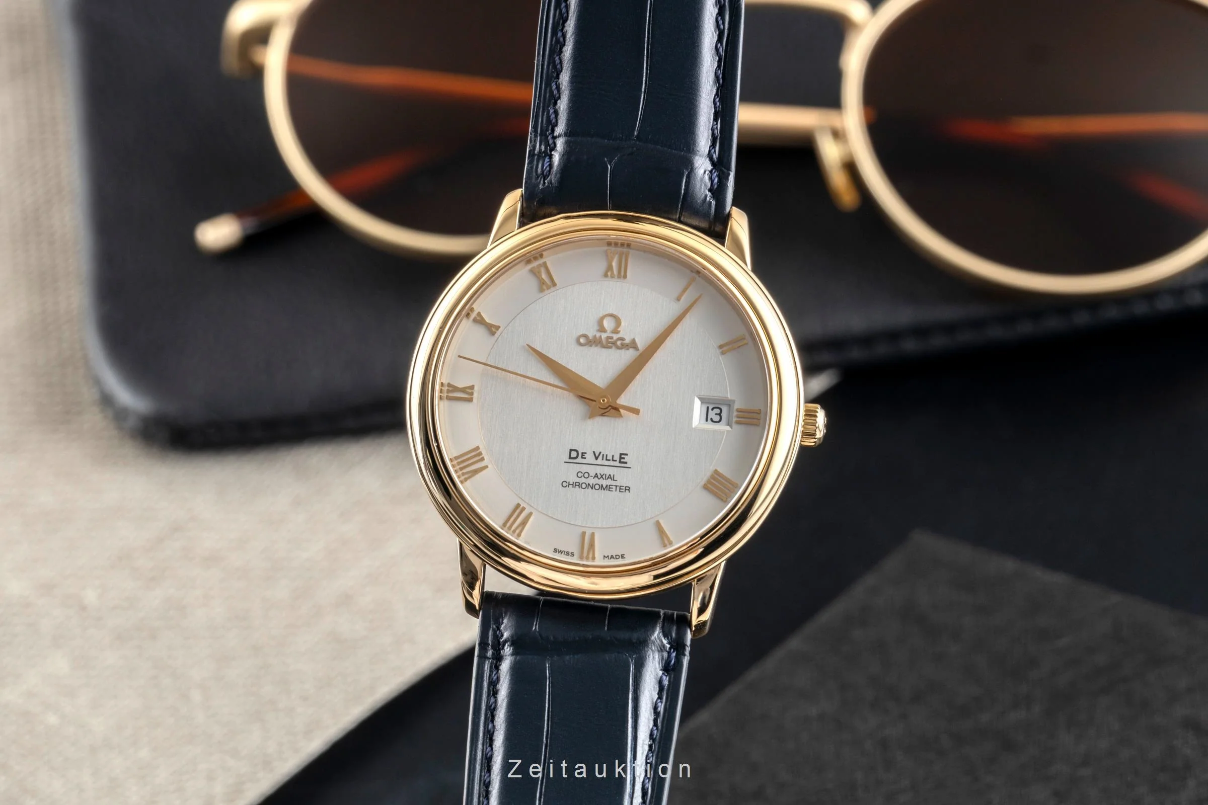 Omega De Ville 18 ct gold automatic men's watch 4617.31.02  [2503854] - Image 2