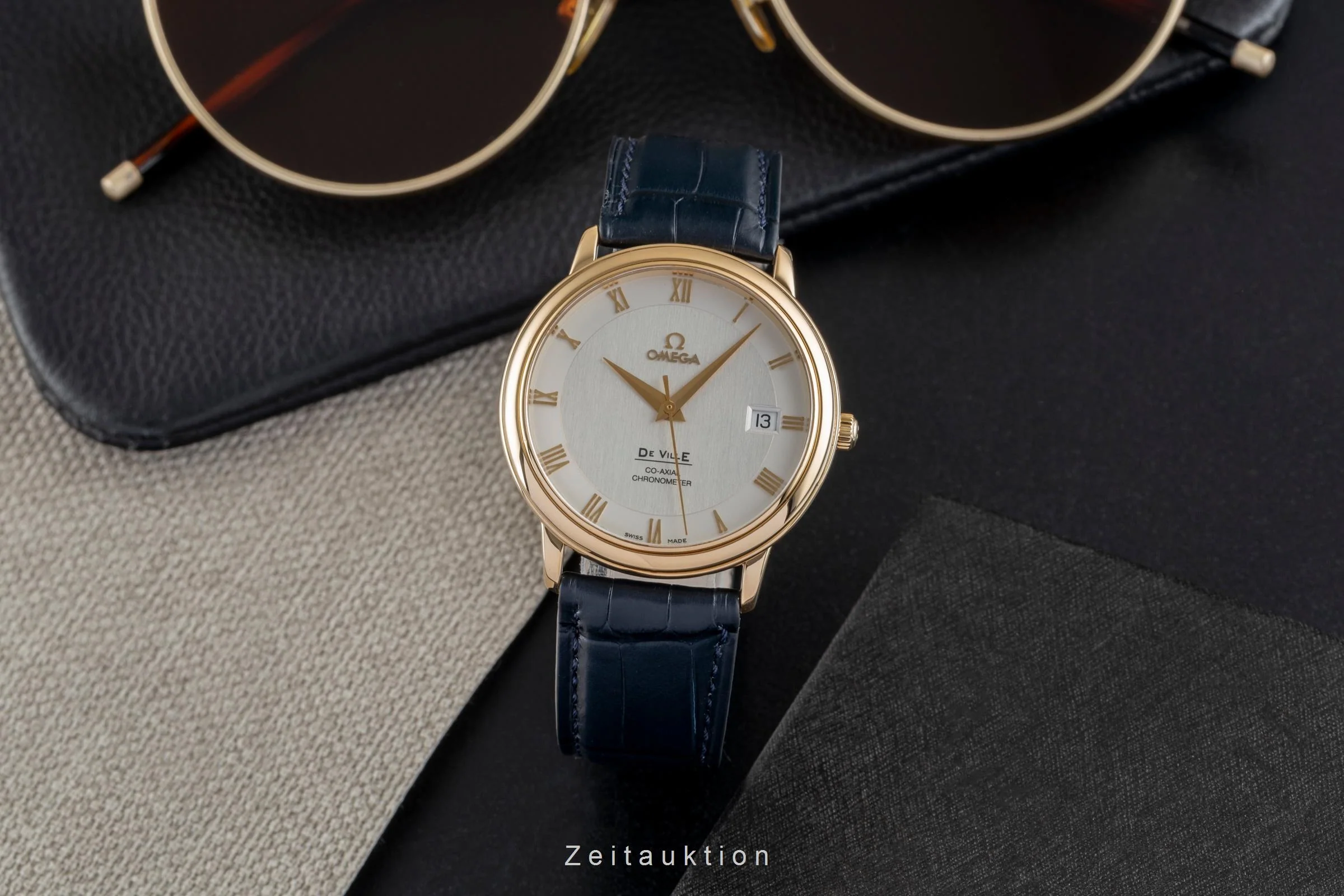 Omega De Ville 18 ct gold automatic men's watch 4617.31.02  [2503854] - Image 4