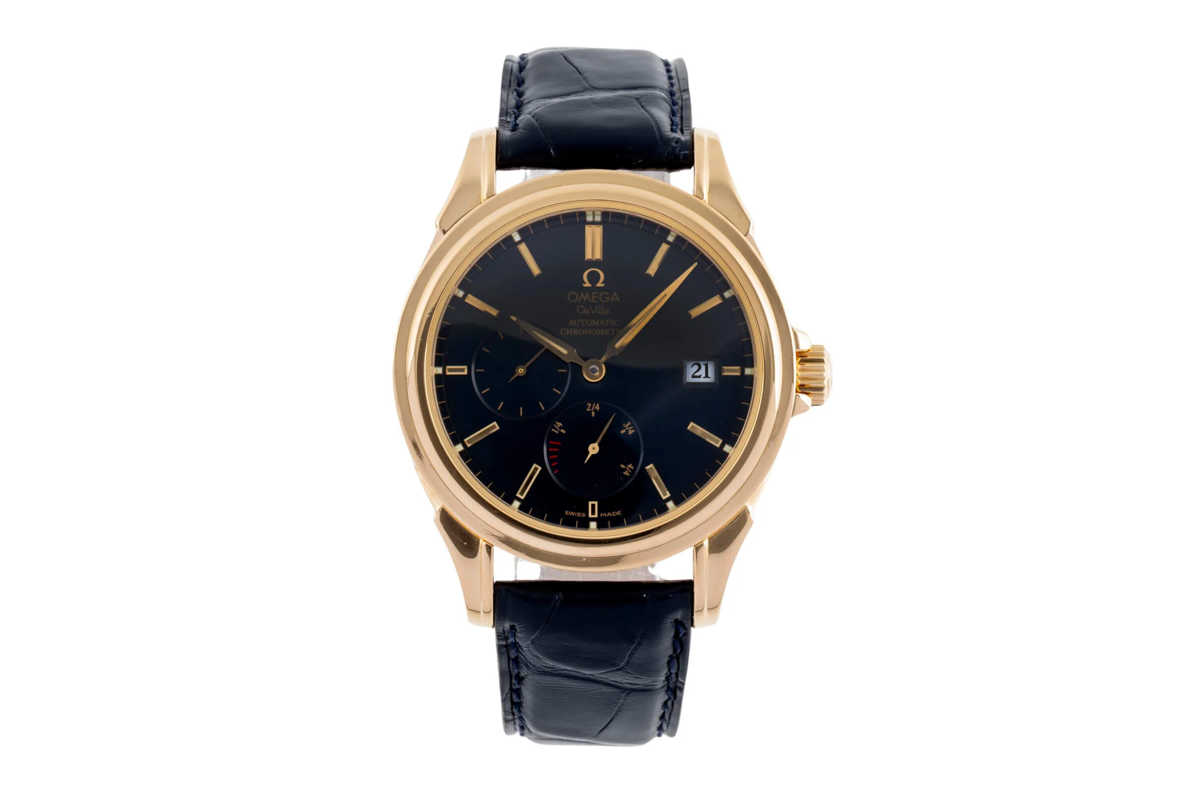 Omega De Ville 18 ct gold automatic men's watch 4632.80.33 LP: 15000EUR  [2501339] - Image 5