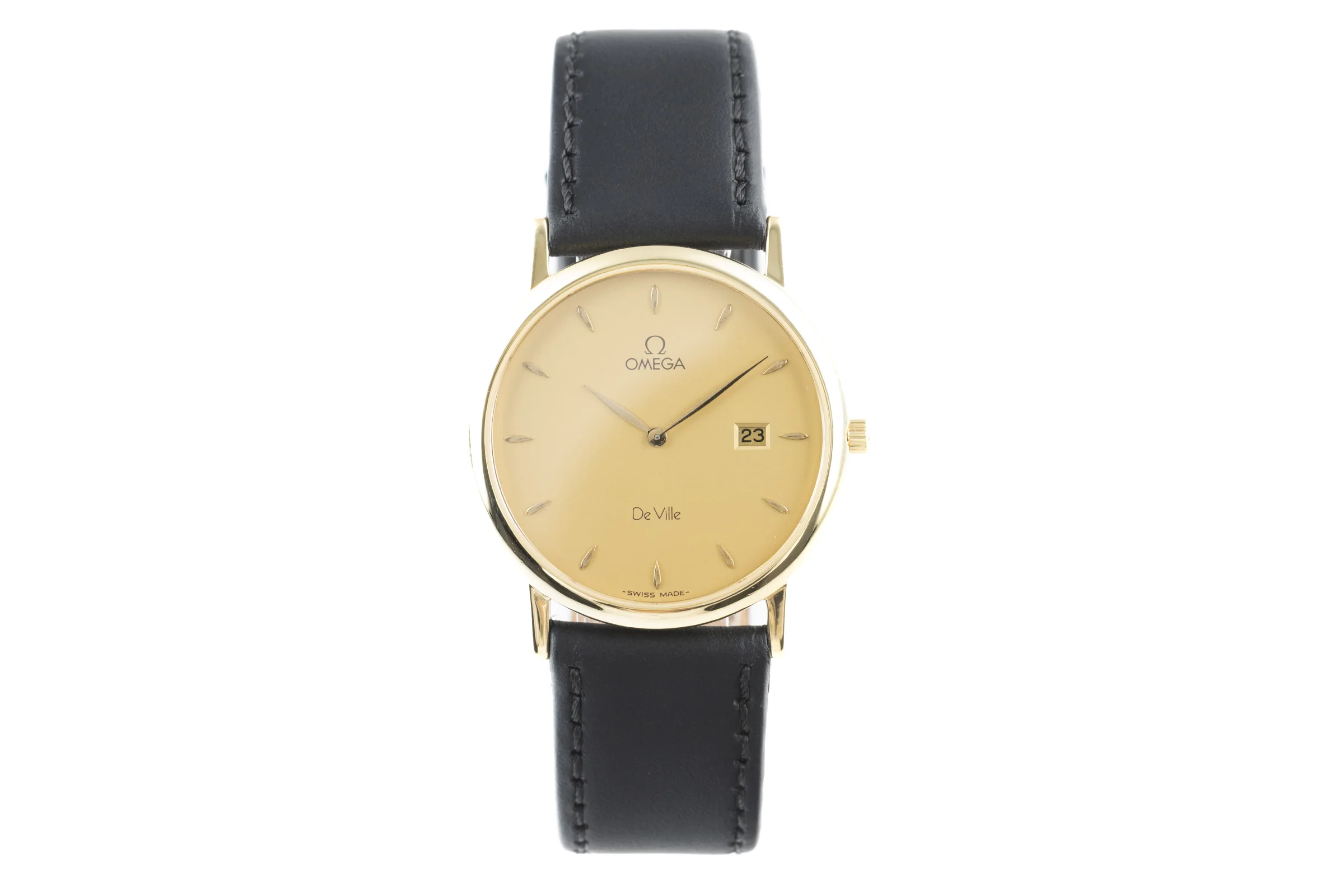 Omega De Ville 18 ct gold quartz men's watch 196.2379  [2201160] - Image 4