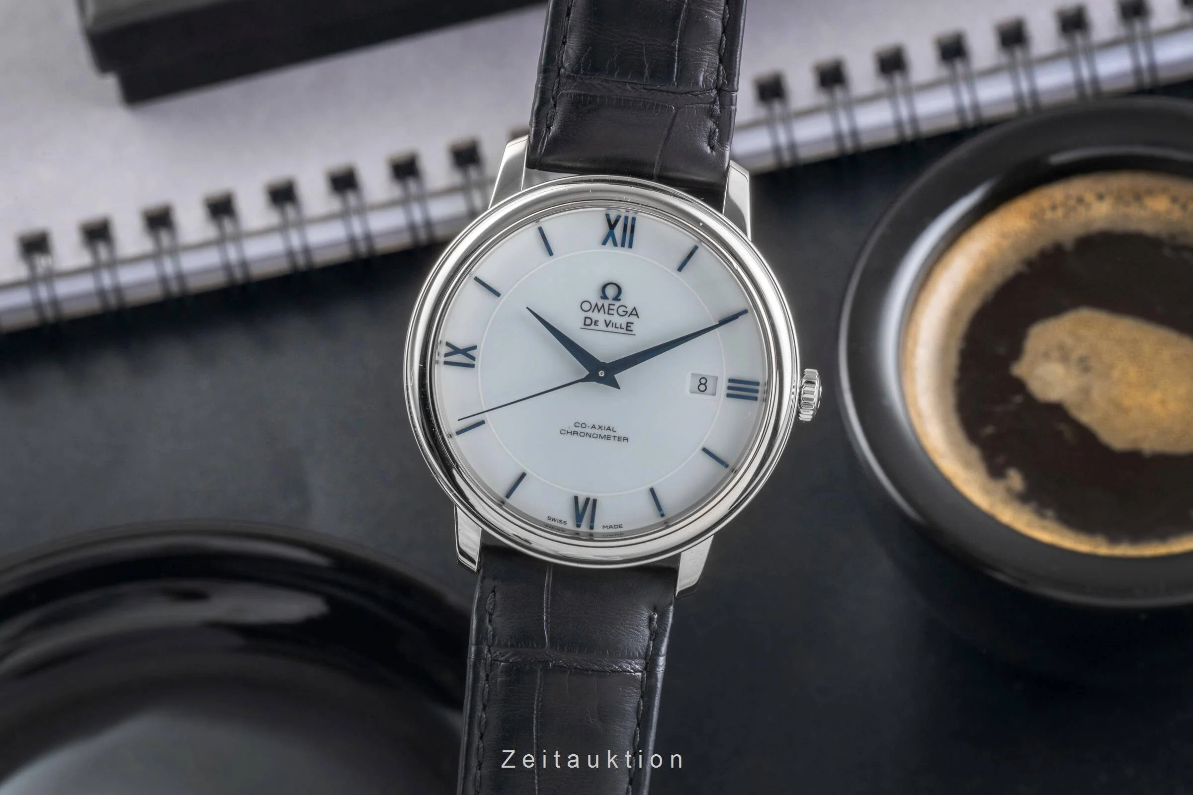 Omega De Ville 18 ct white gold automatic men's watch 424.53.40.20.04.001  [2501760] - Image 2