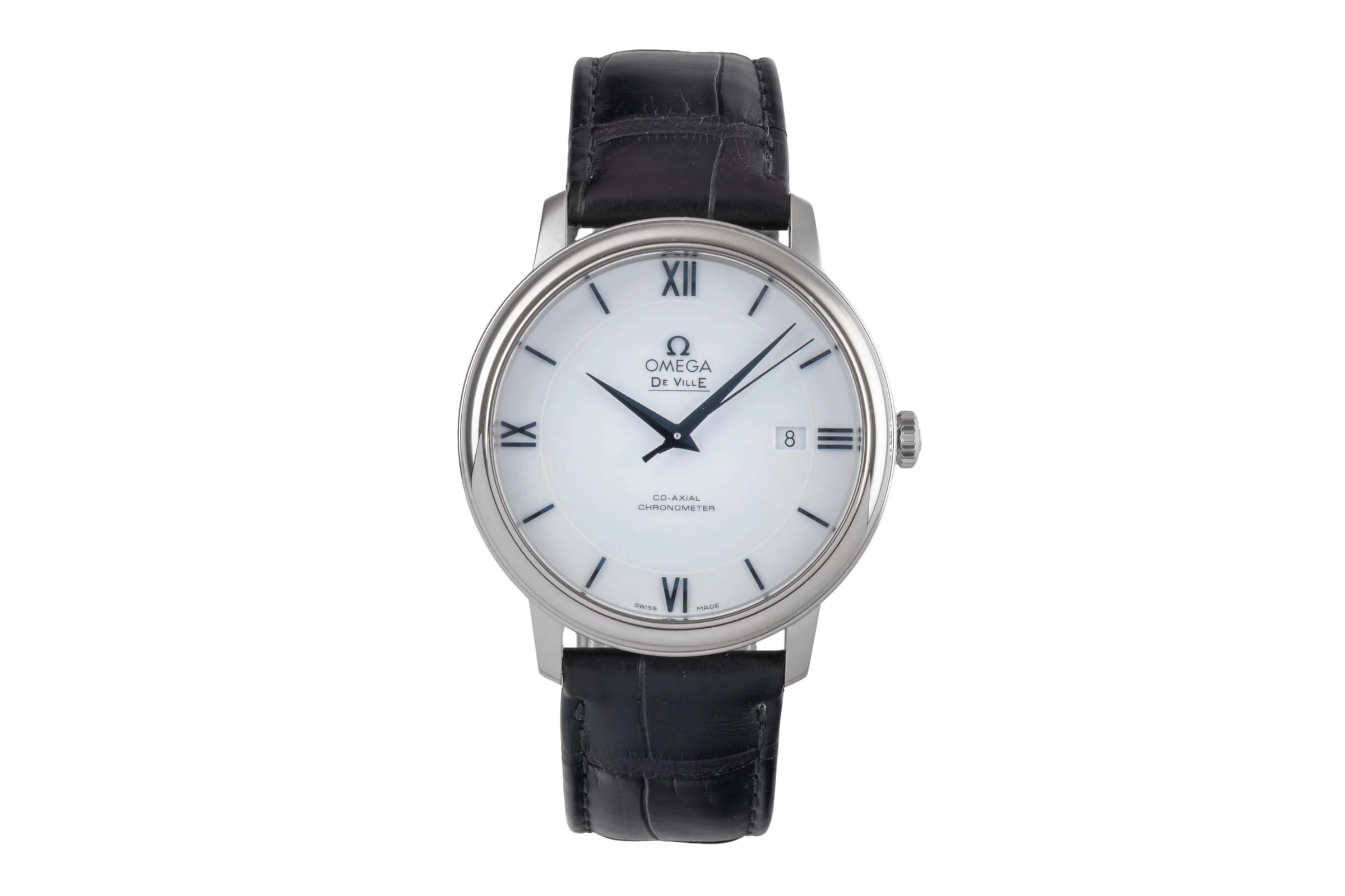 Omega De Ville 18 ct white gold automatic men's watch 424.53.40.20.04.001  [2501760] - Image 5