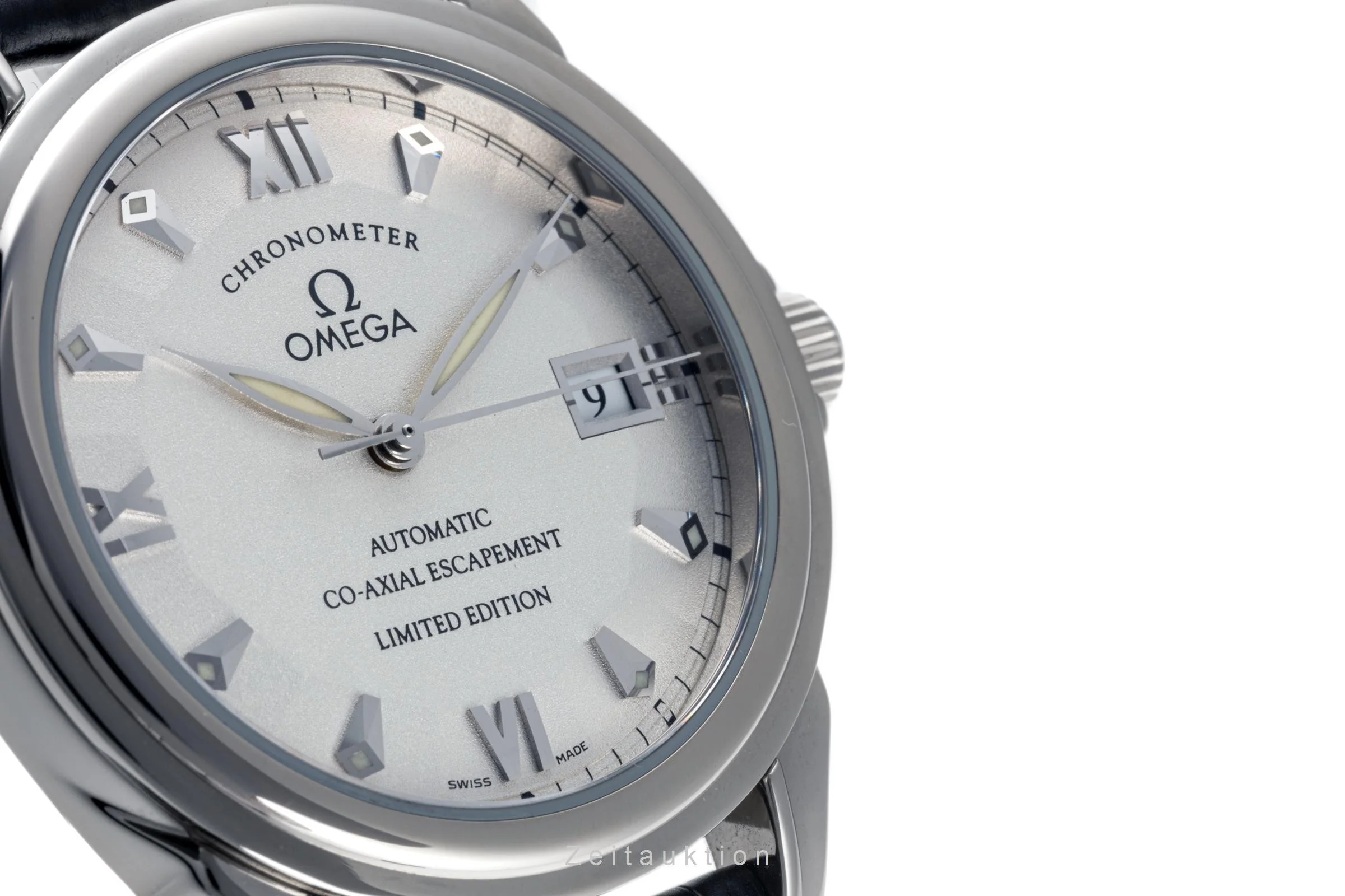 Omega De Ville 18 ct white gold automatic men's watch 5941.31.31, 168.1848 Limited  [2305802] - Image 11
