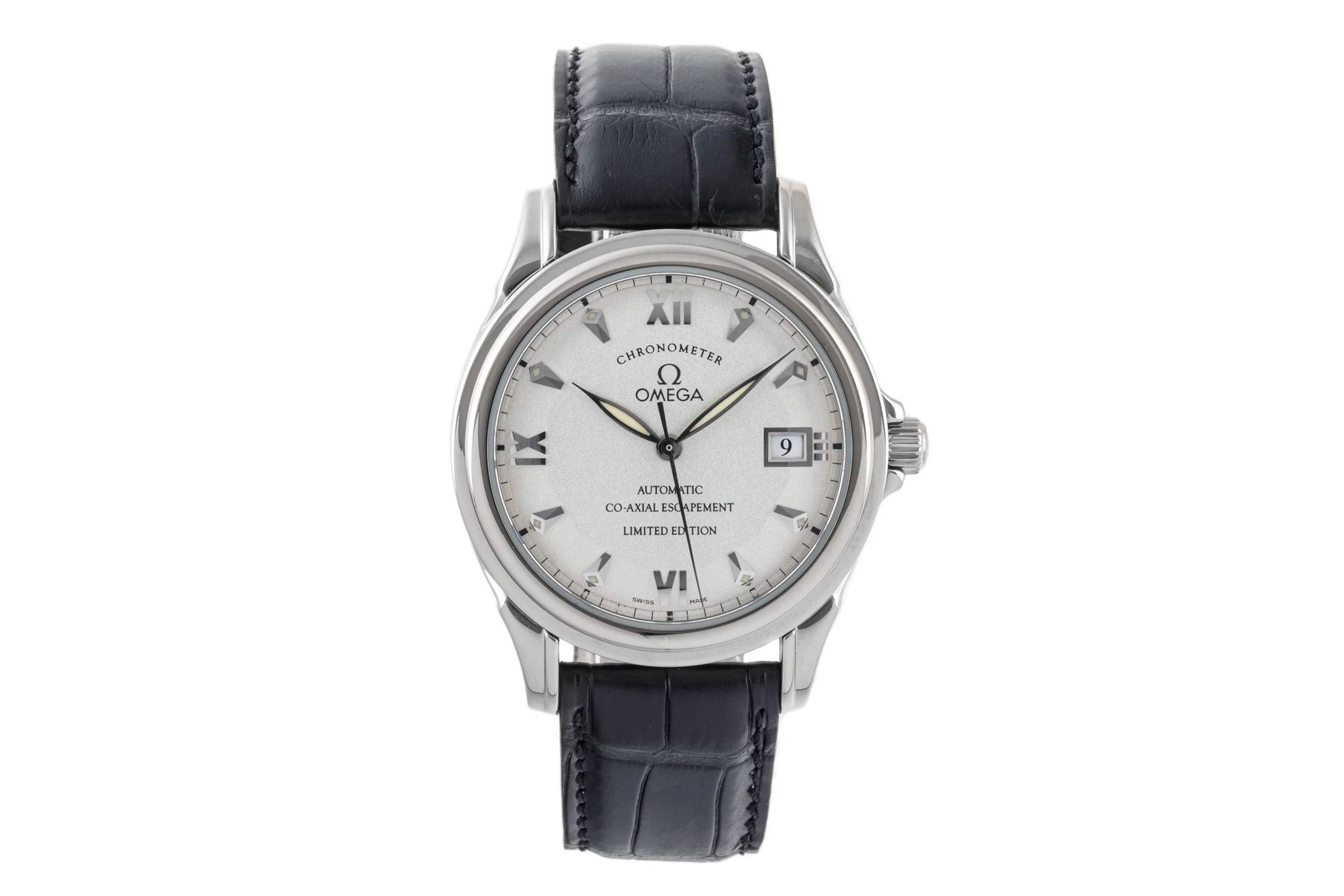 Omega De Ville 18 ct white gold automatic men's watch 5941.31.31, 168.1848 Limited  [2305802] - Image 4